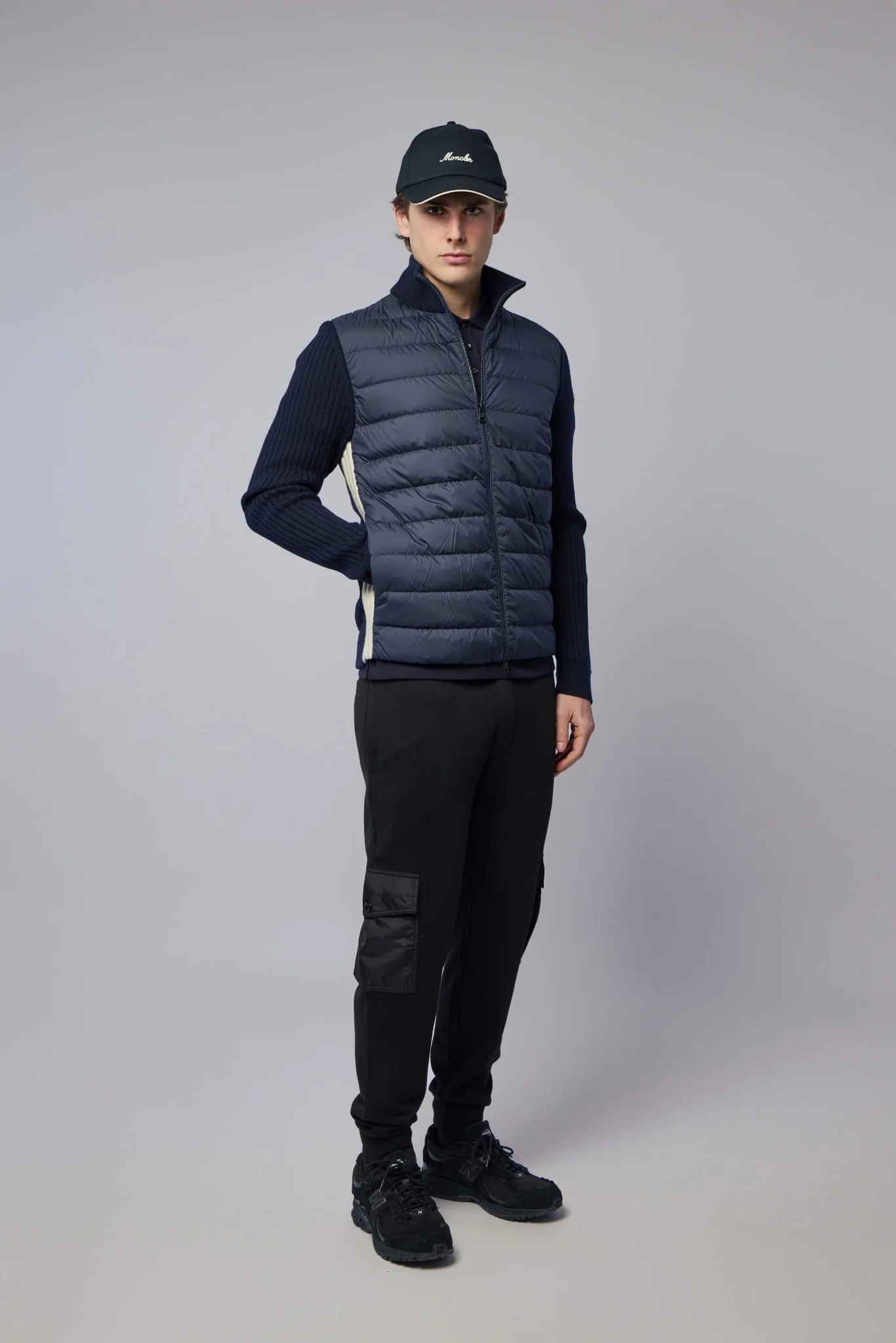 Padded Wool Zip-up Cardigan - Image 7