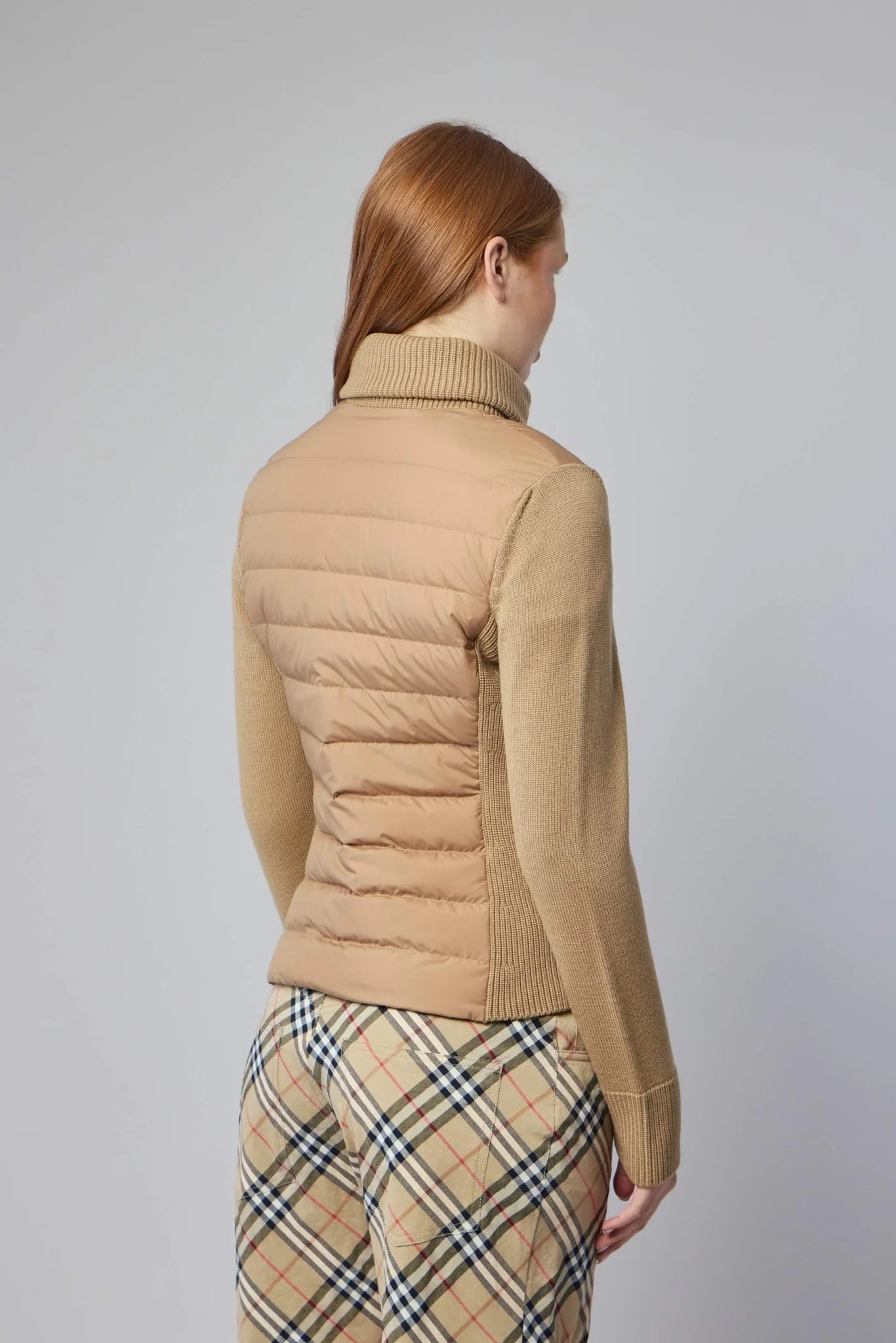 Padded Wool Zip-up Cardigan - Image 6