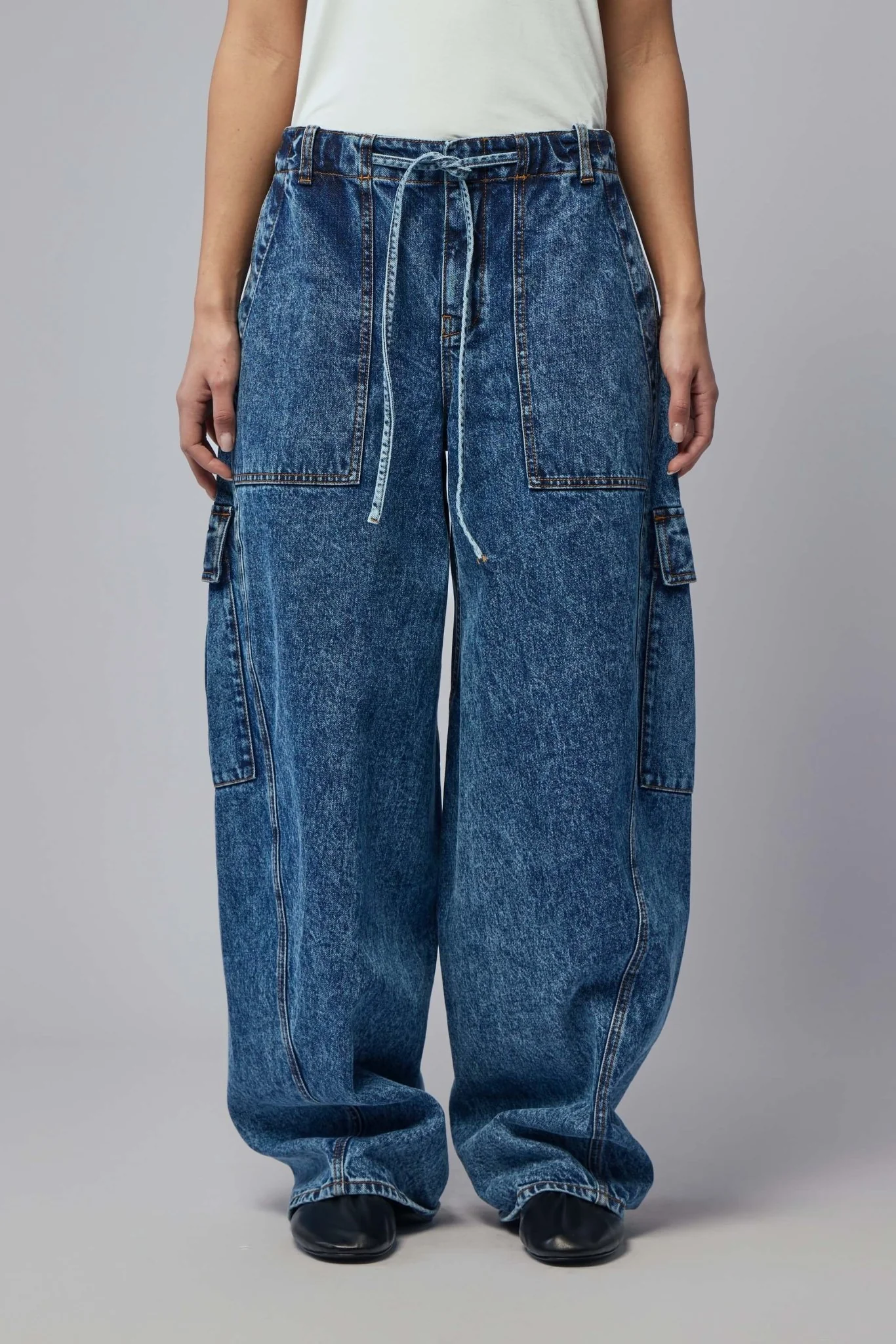 Cargo Denim Pants - Image 2