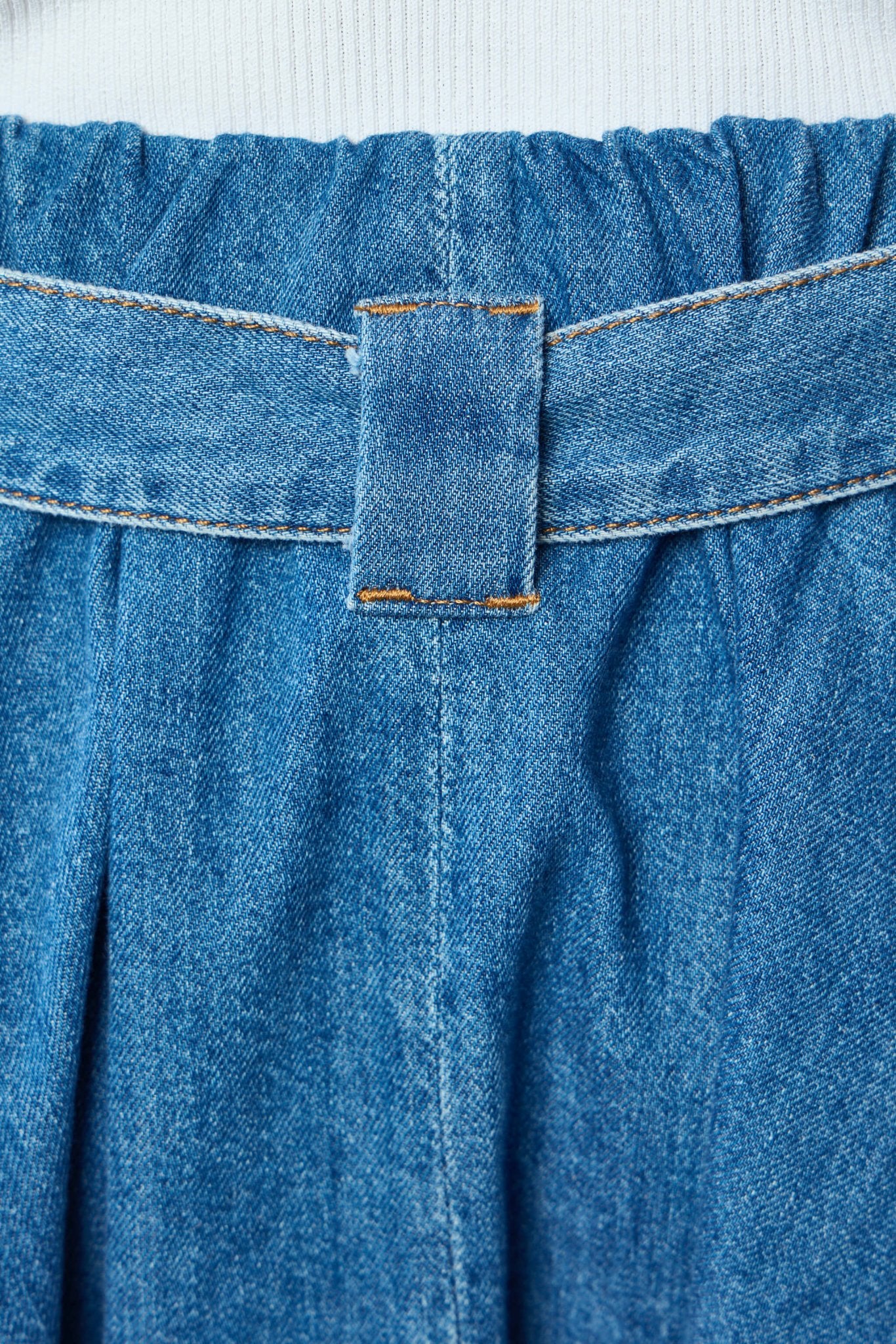 Cargo Skirt in Denim - Image 4