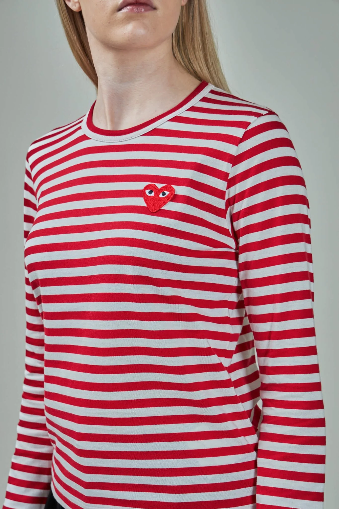 Ladies T-Shirt Knit Longsleeve - Image 4