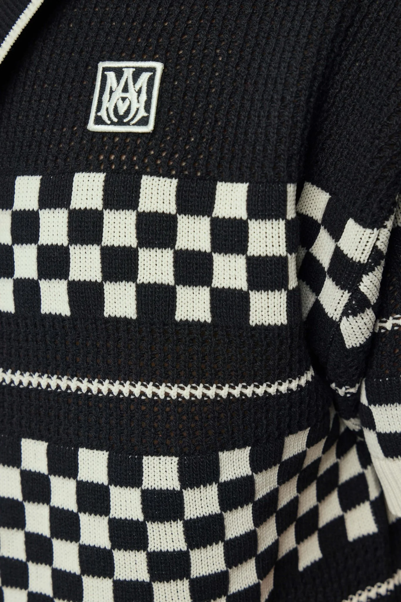 Checkered Mesh Shirt - Image 4