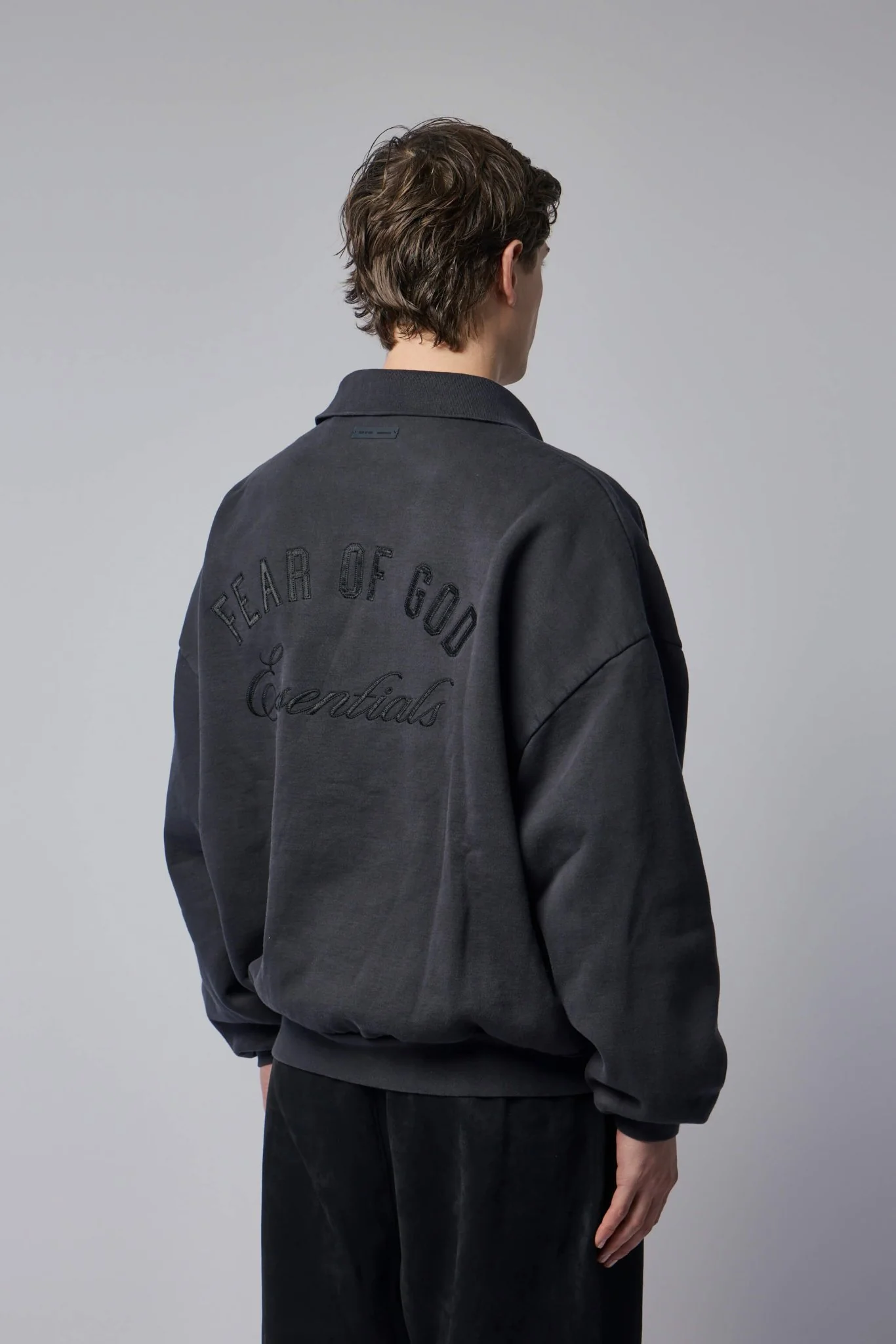 Embroidered Classic Polo Sweatshirt - Image 4
