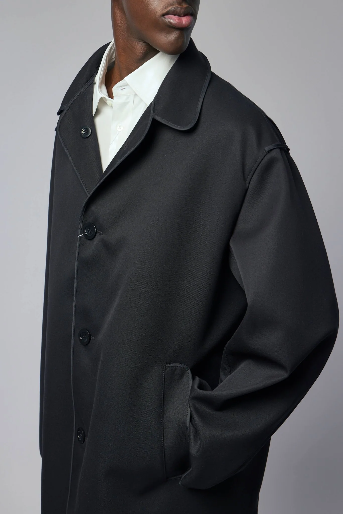 Reversible Checked Coat - Image 3