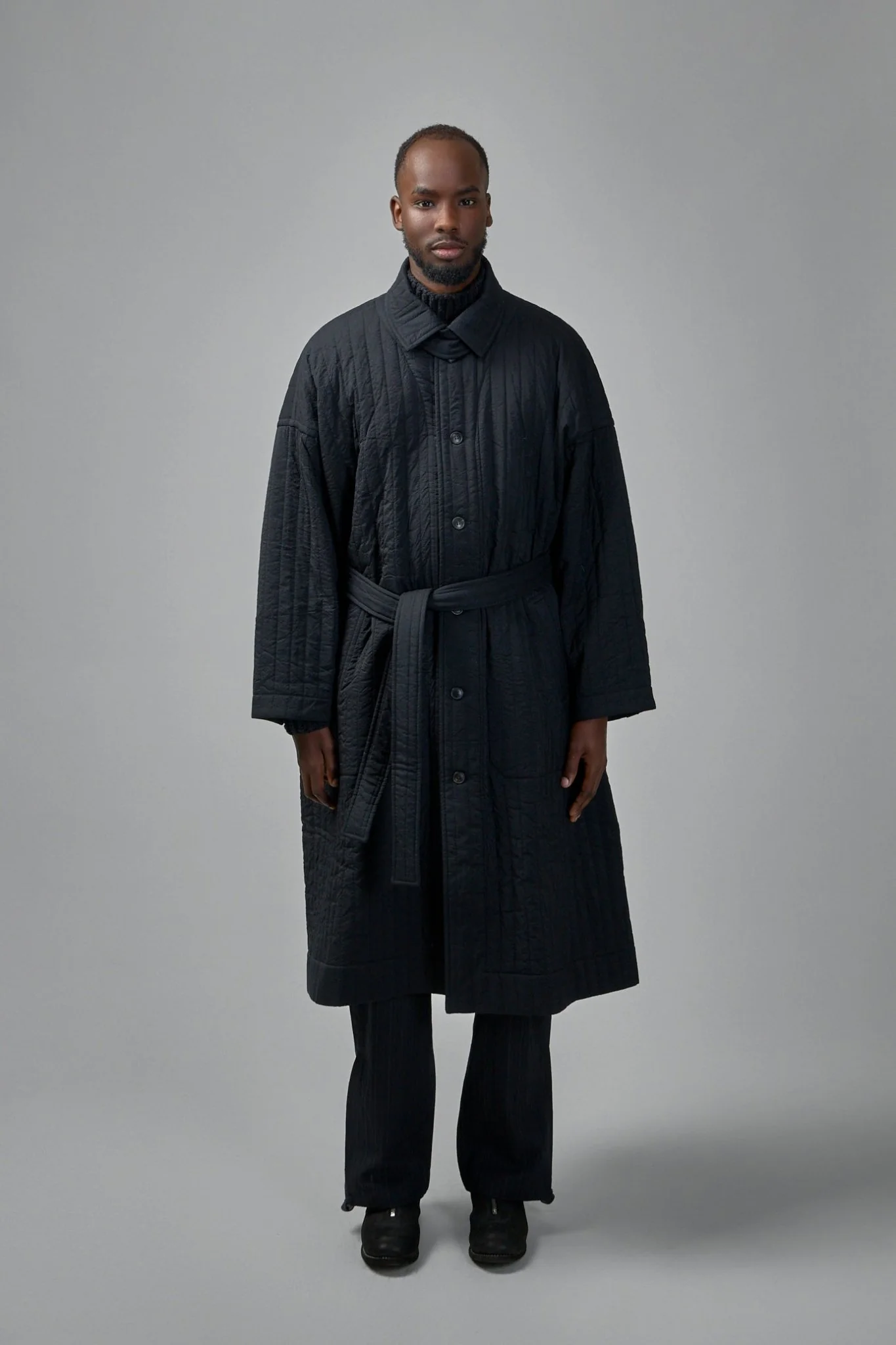 Coat#34 Wool Silk Cloth - Image 2