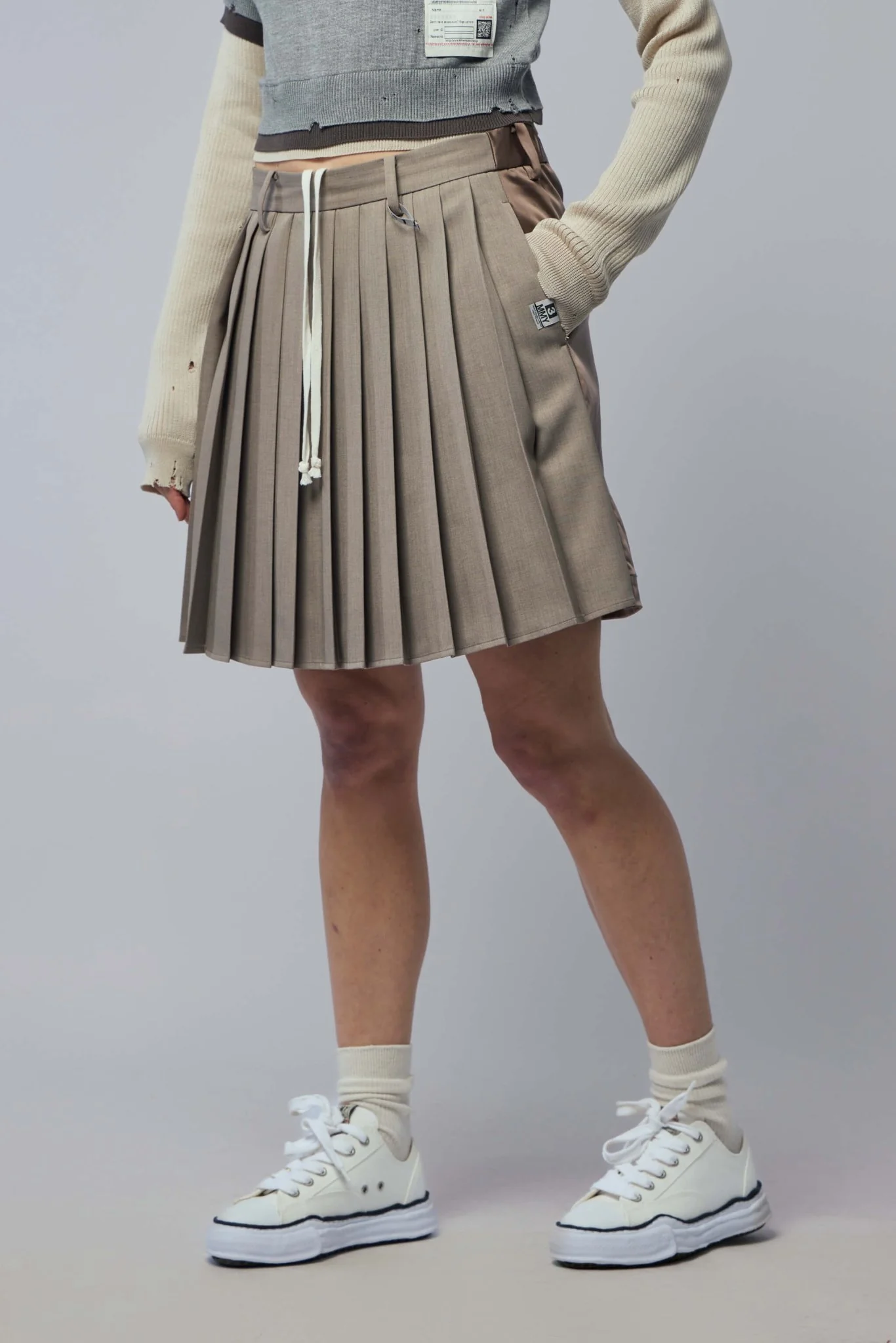 Front Back Combined Skirted Pants - Image 3