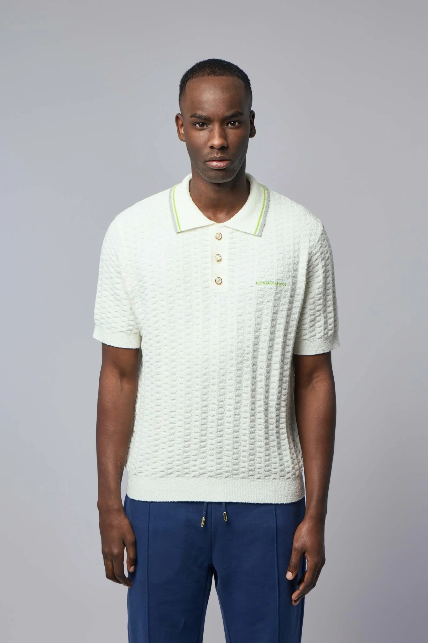 Tennis Boucle Polo Shirt - Image 2