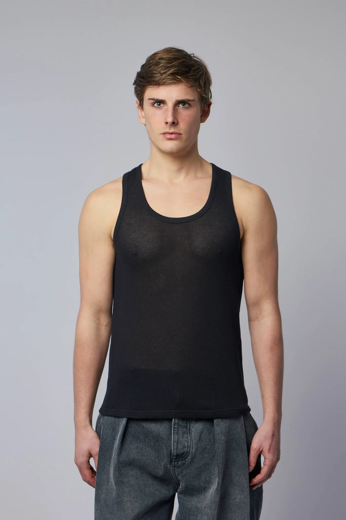 Cotton Mesh Tank - Image 2