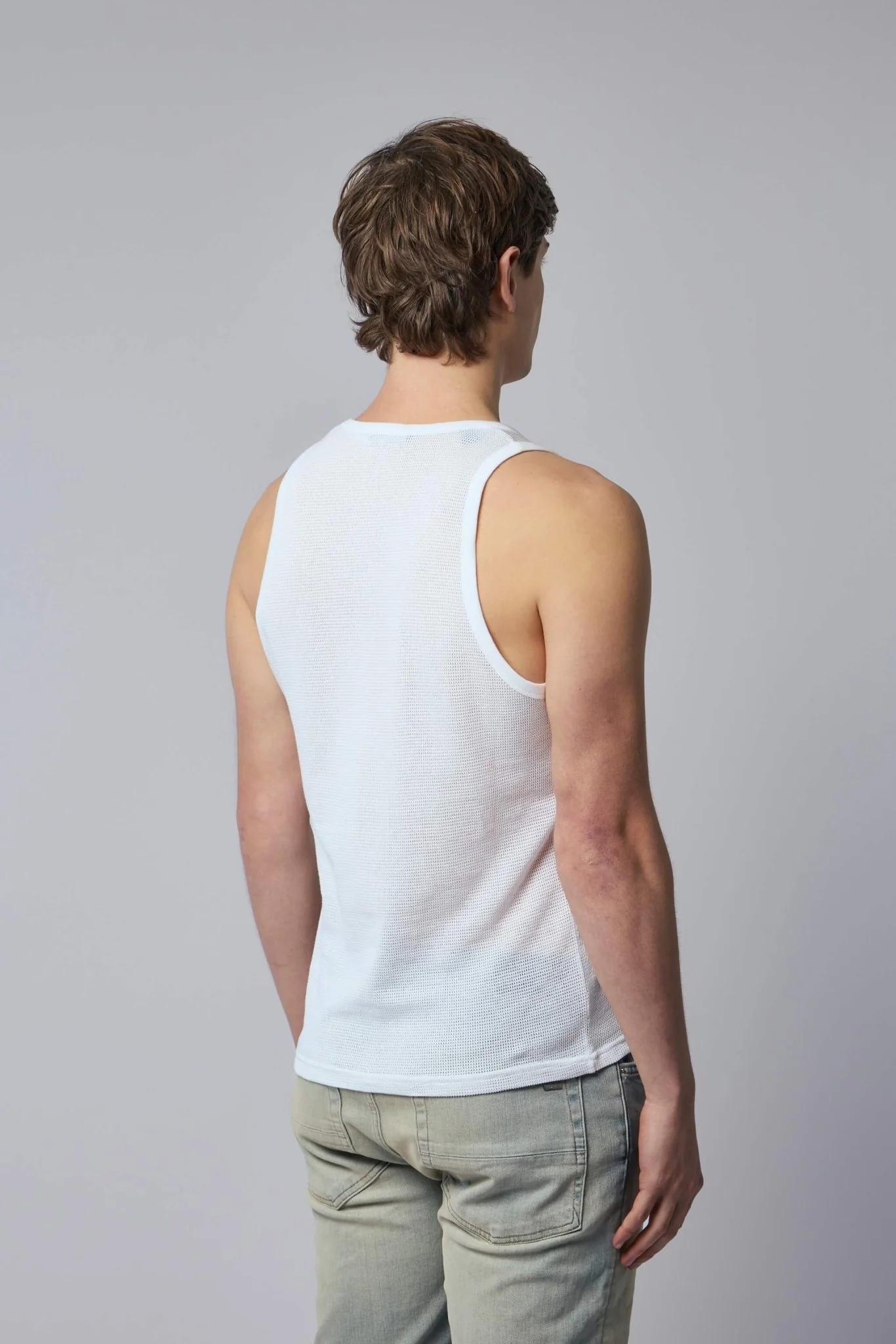 Cotton Mesh Vest - Image 5