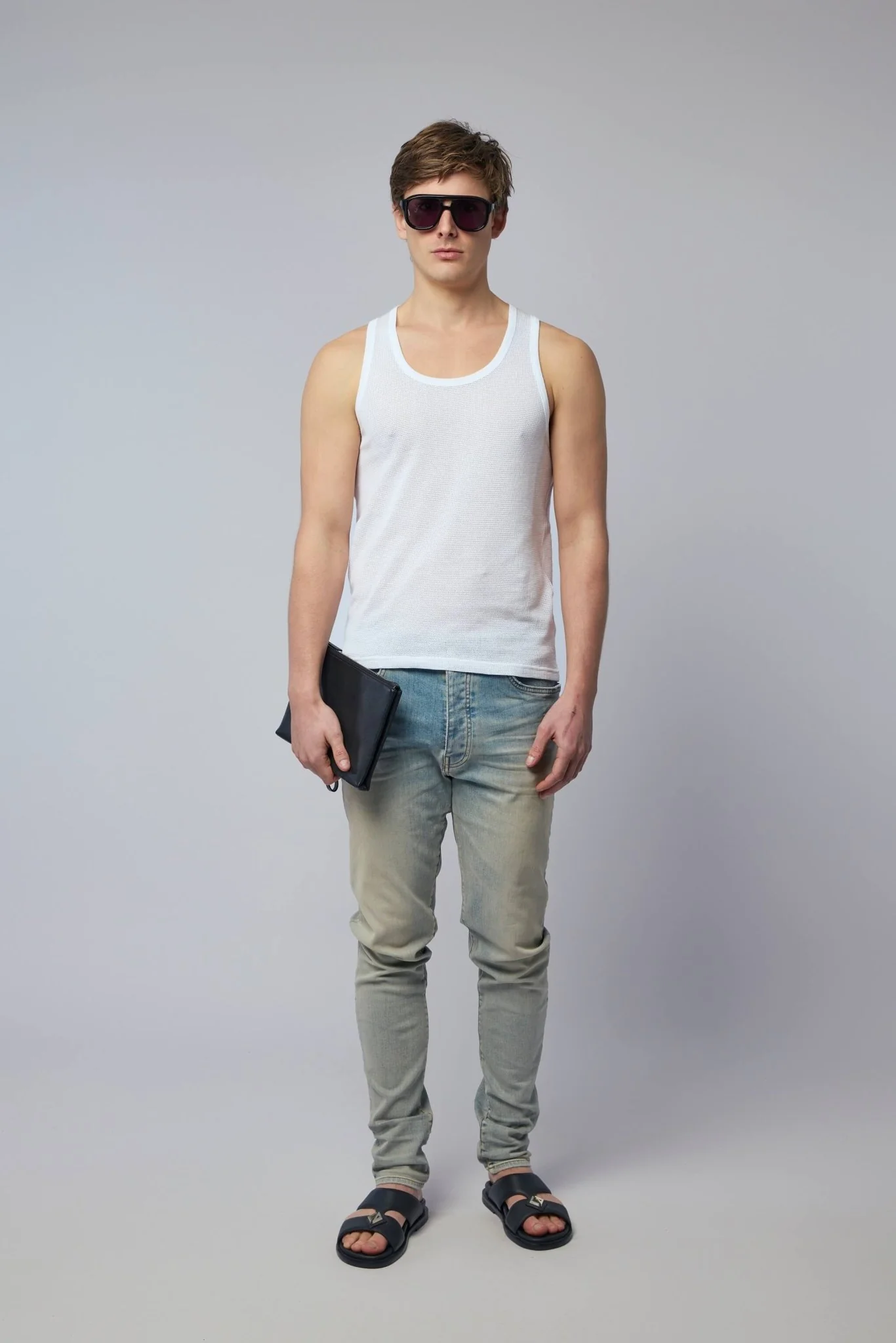 Cotton Mesh Vest - Image 6