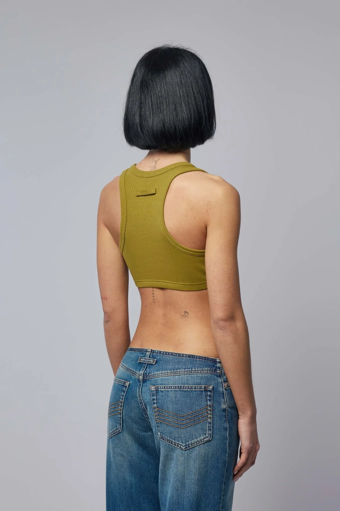 Cotton Ribbed Bra Top - Image 5