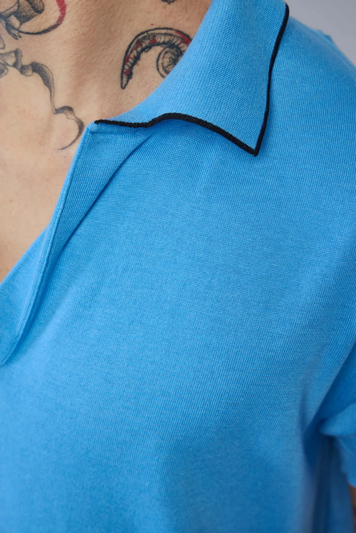 Cotton Silk Tipping Polo - Image 4