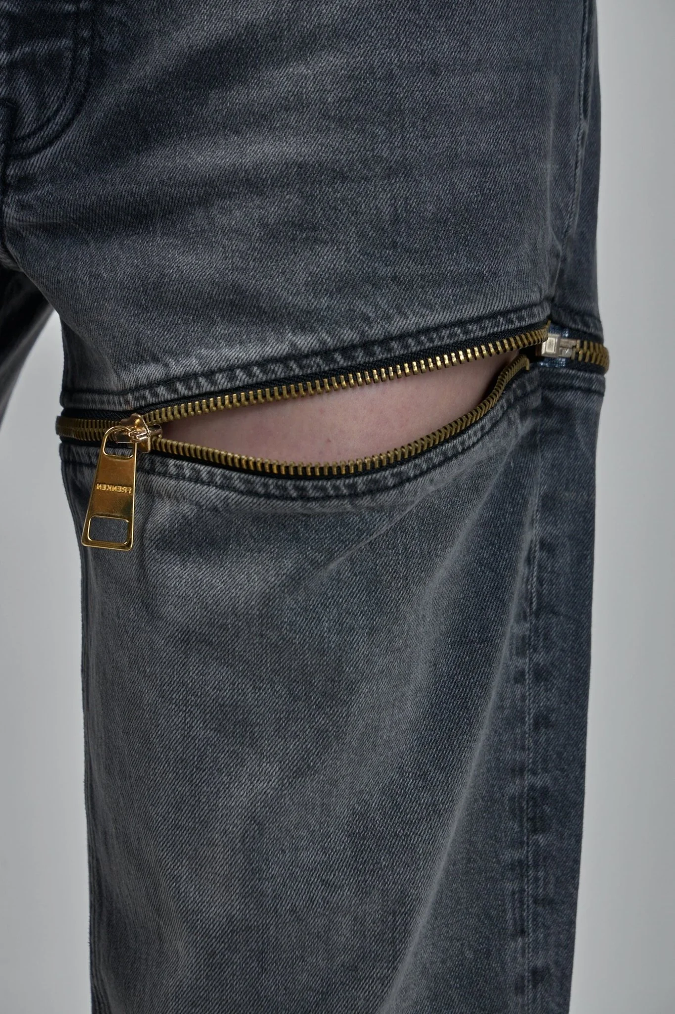 Denim Zipper Trouser - Image 6