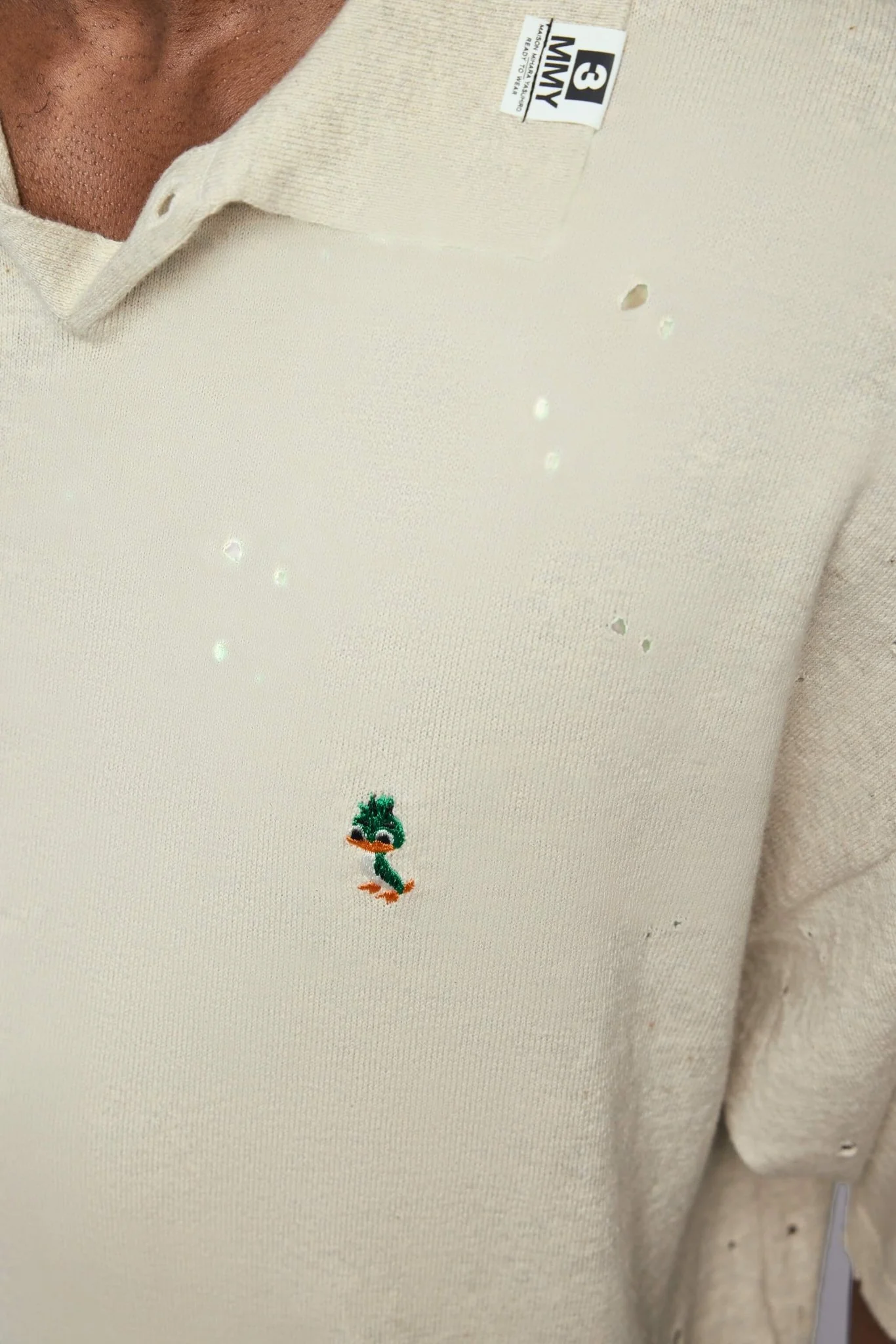 Distressed Knit Tee - Image 4