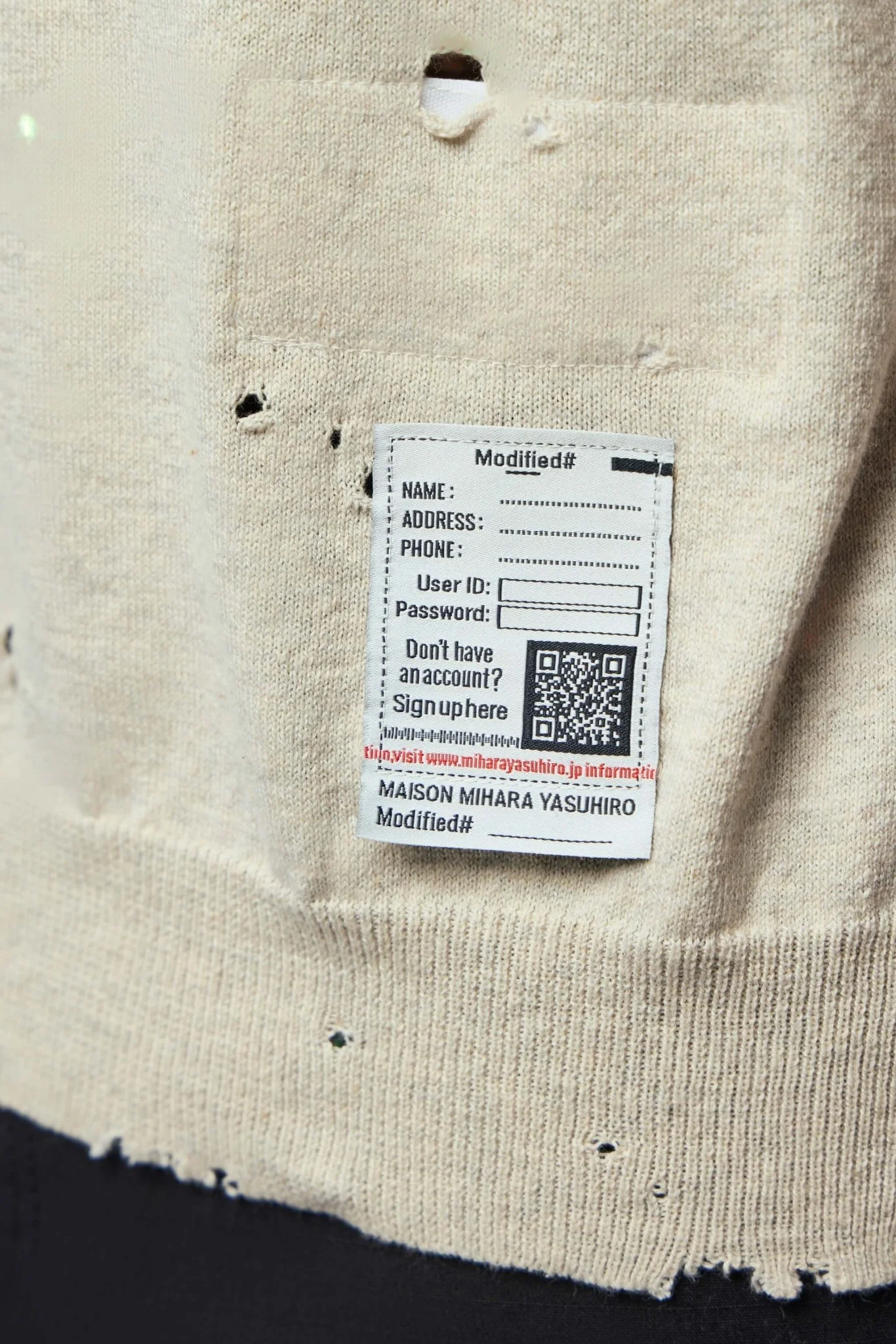Distressed Knit Tee - Image 5