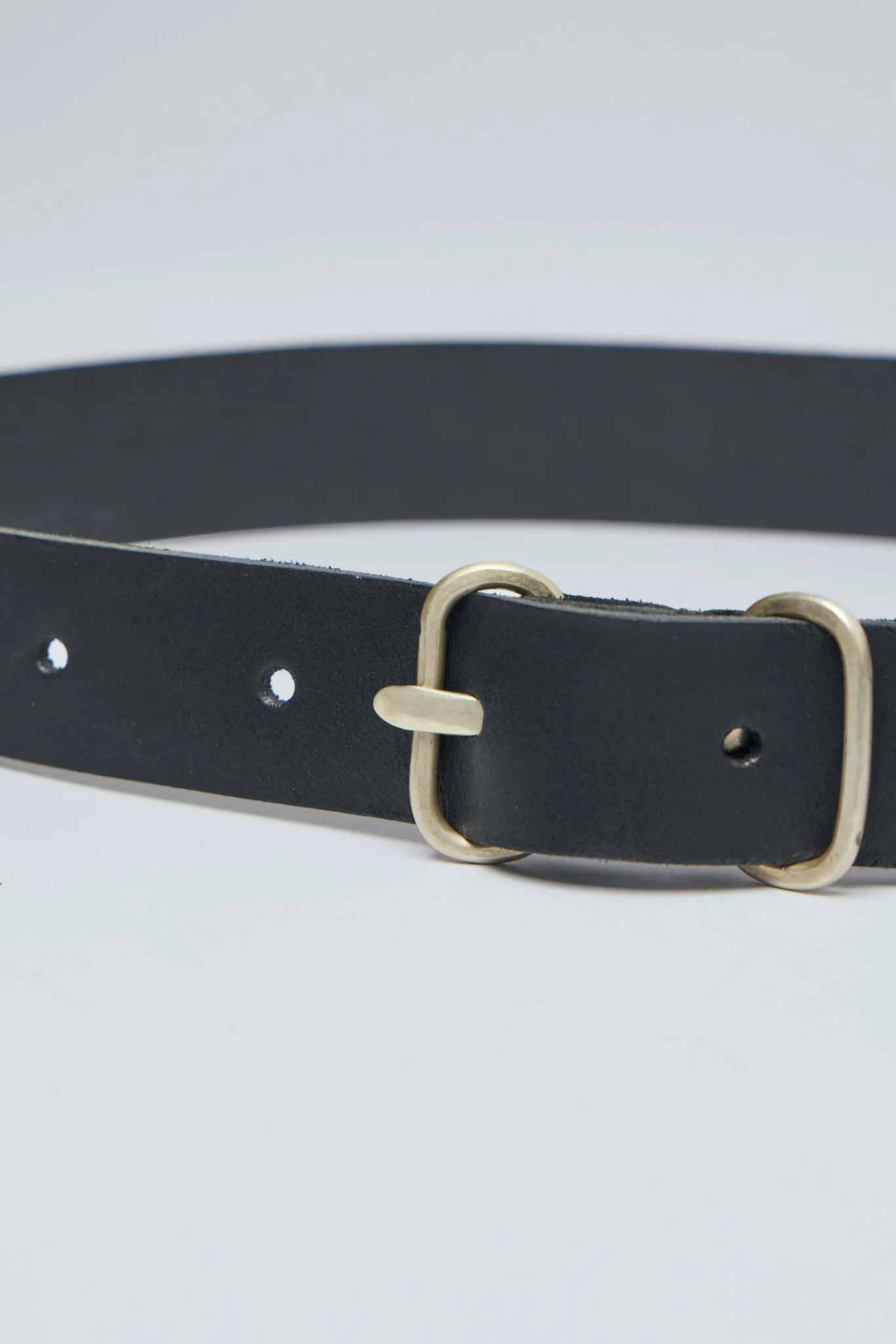 Double Oval Buckle Wide Belt - Image 3