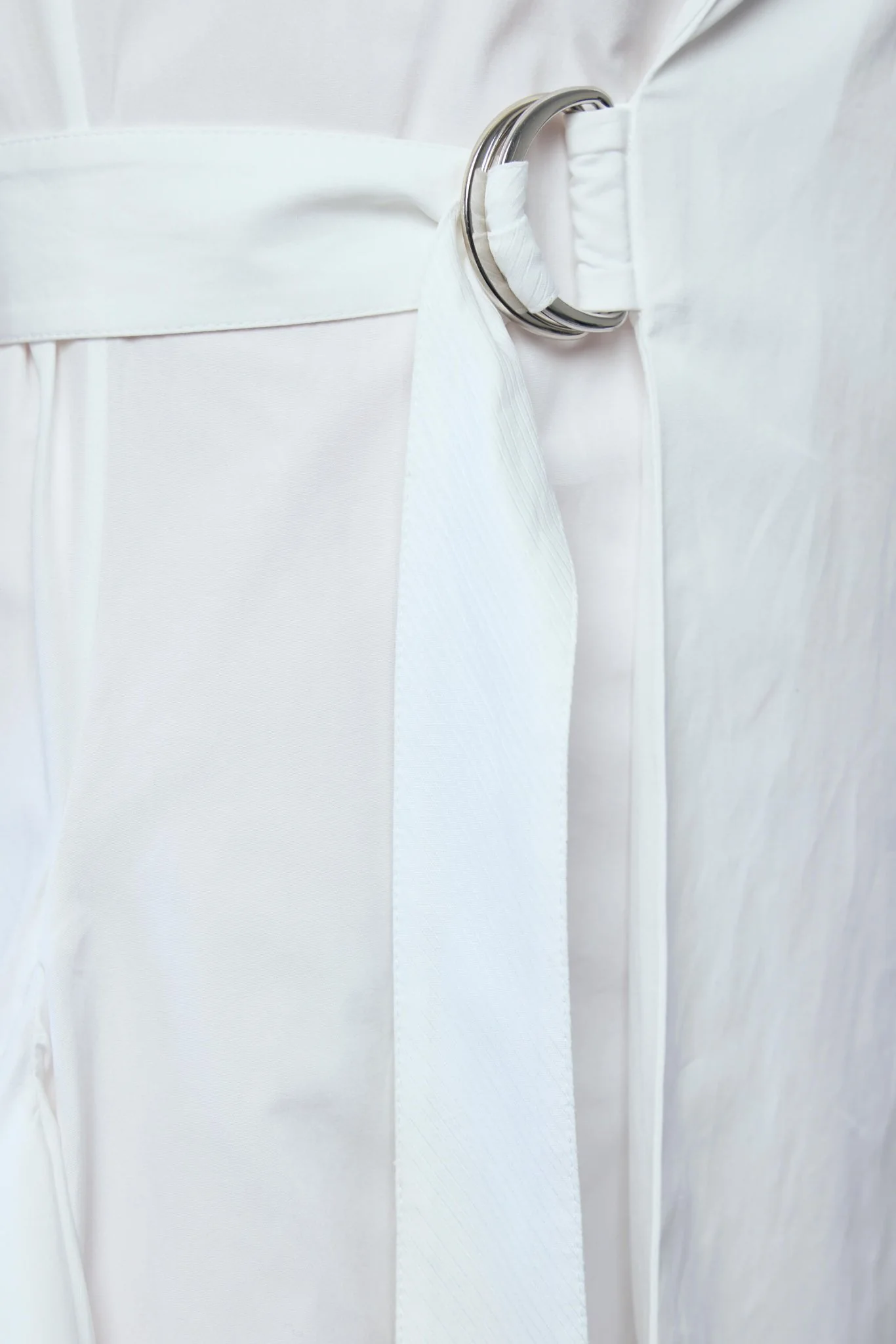 Draped Dress in Cotton - Image 4