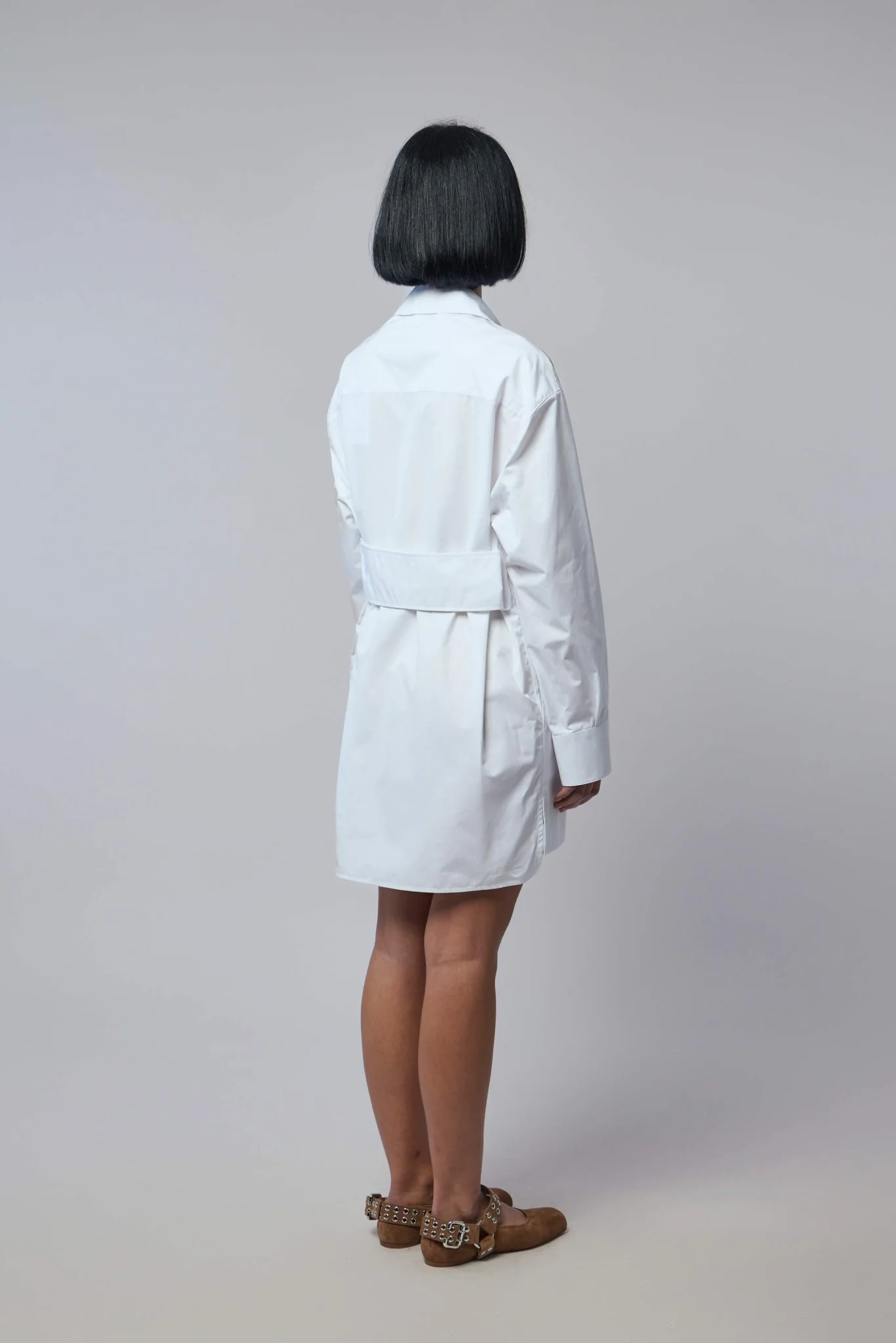 Cotton Shirt Dress - Image 5