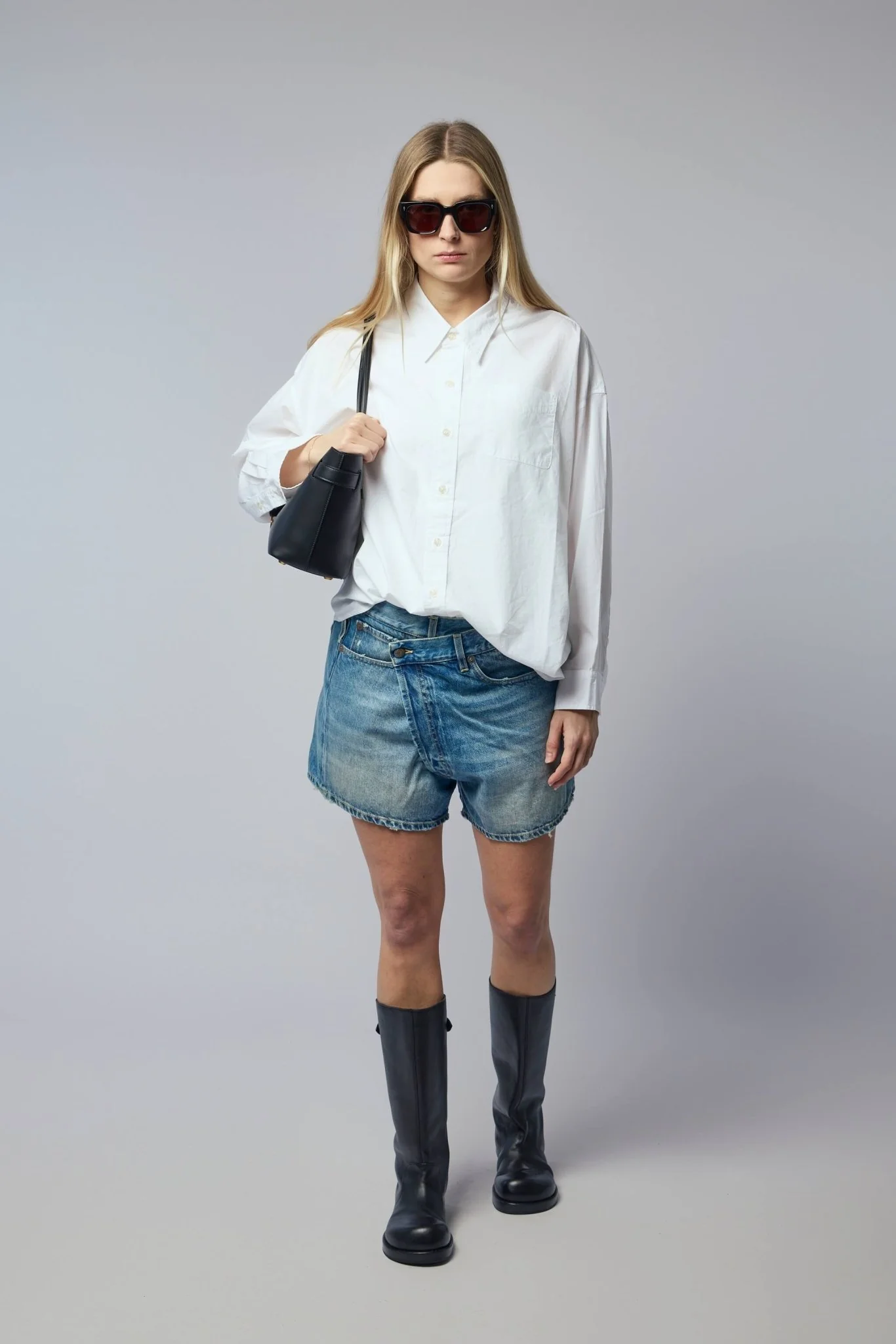 Drop Neck Oxford Shirt - Image 6