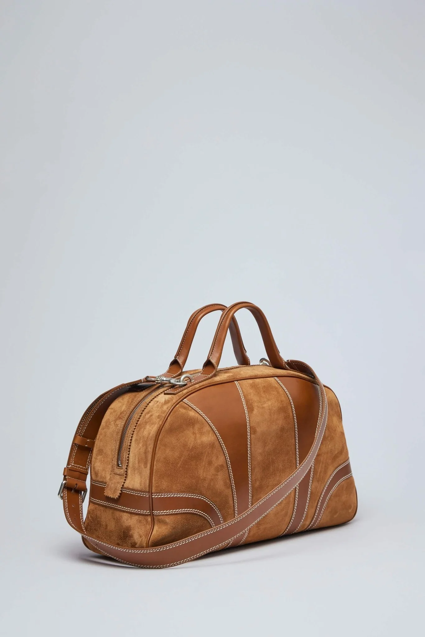 Suede Duffle Bag - Image 2