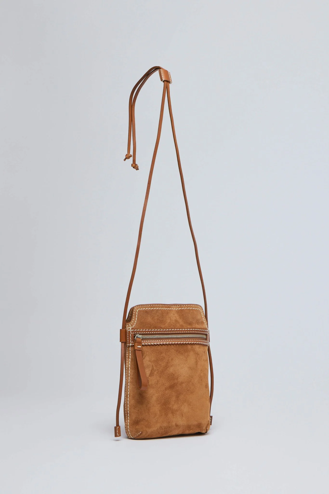 Pleated Leather Clutch - Image 2