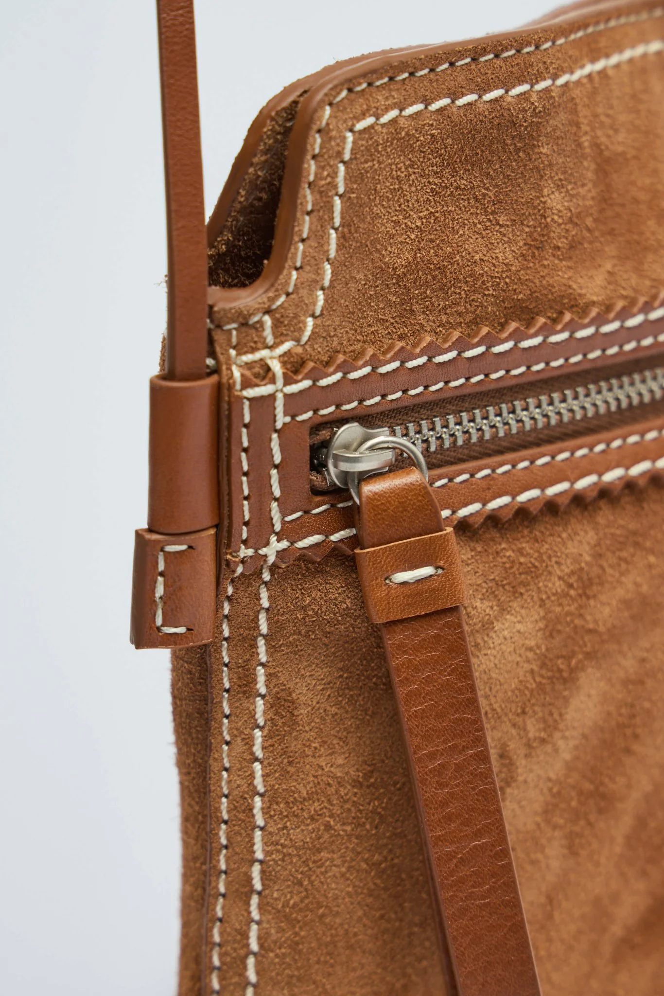 Pleated Leather Clutch - Image 4
