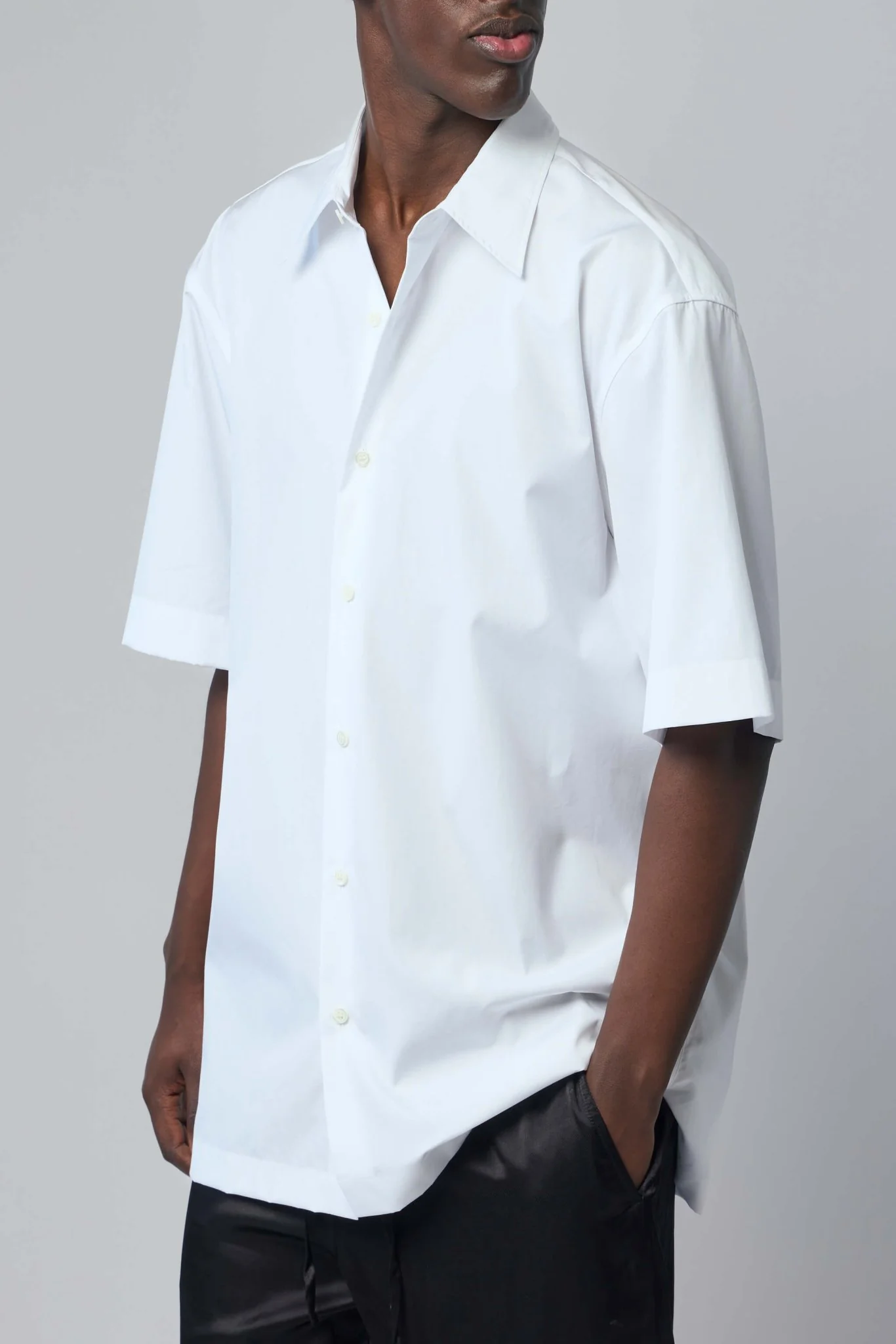 Short Sleeve Cotton Shirt - Image 3