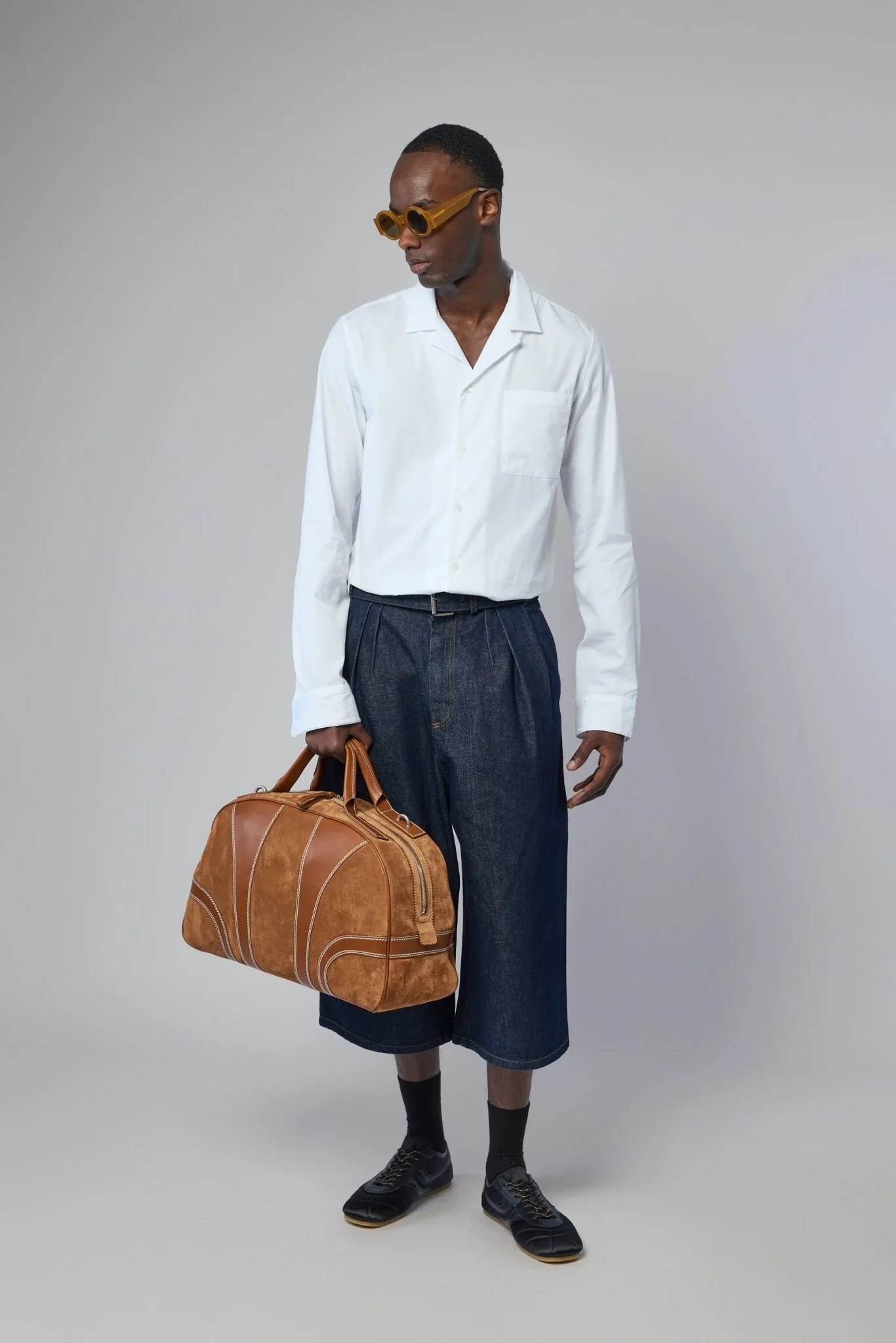 Boxy Cotton Shirt - Image 10