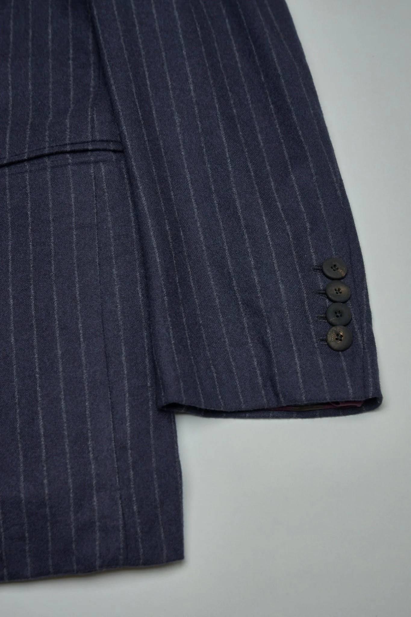 Handmade Elongated Double Breasted Jacket - Image 12