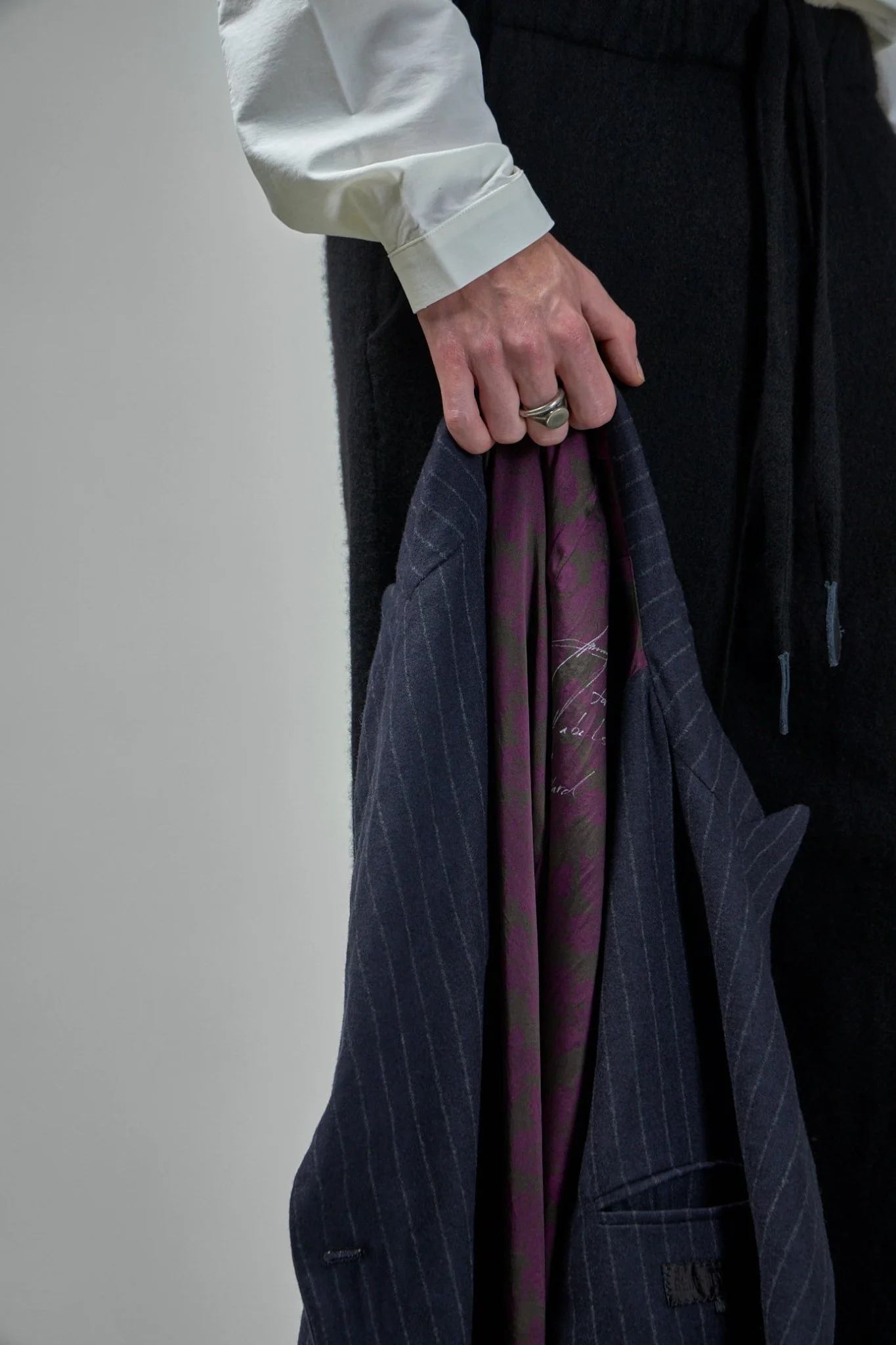 Handmade Elongated Double Breasted Jacket - Image 6