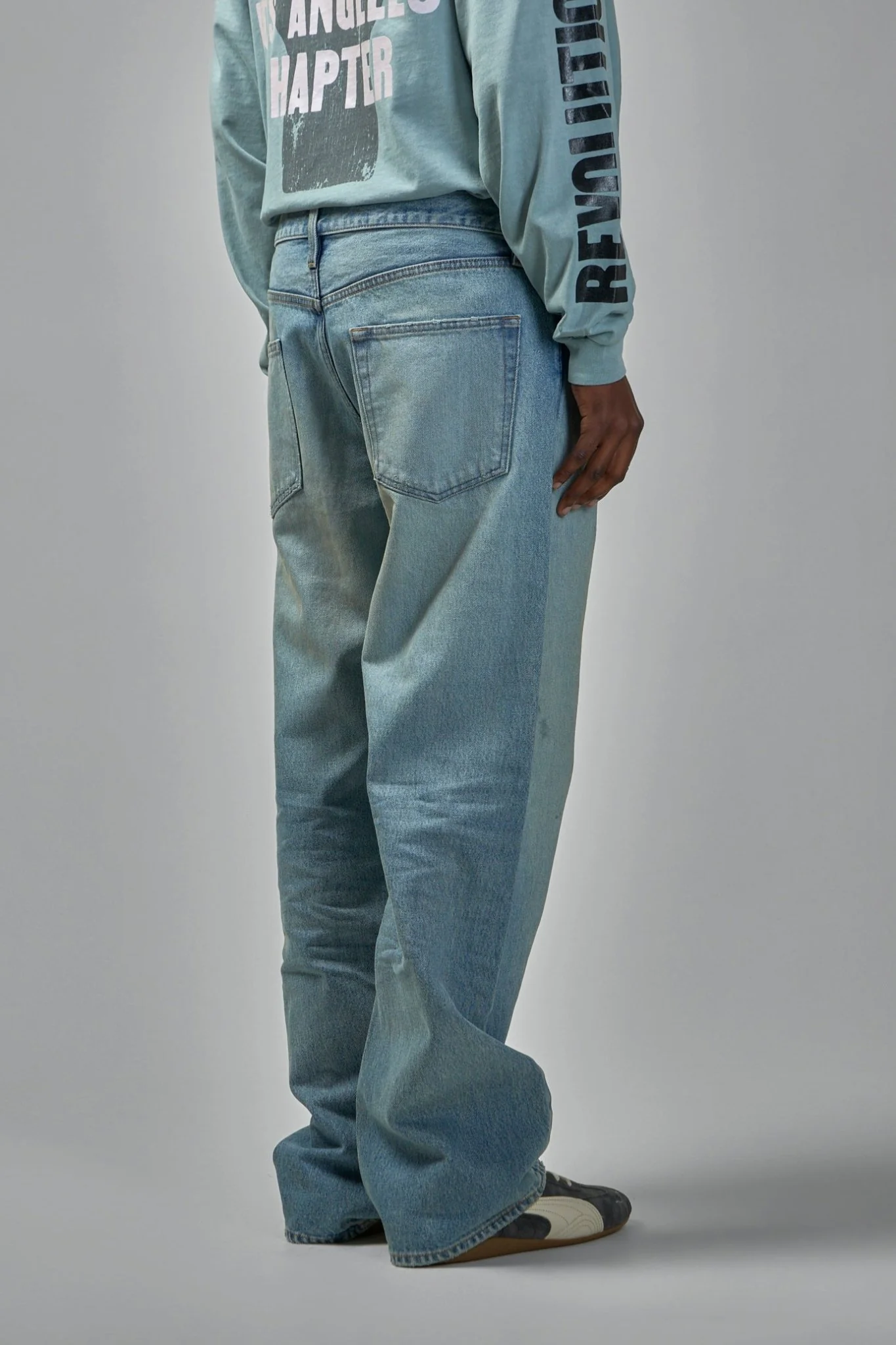 Straight 5 Pocket Jeans - Image 3