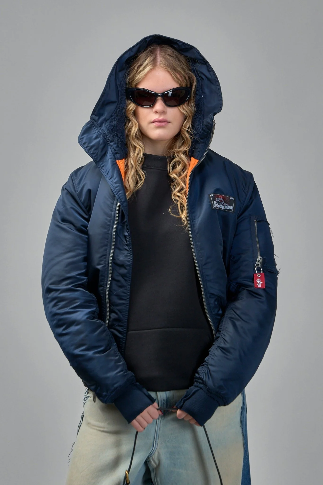 Bomber Jacket with Patch Pockets - Image 8