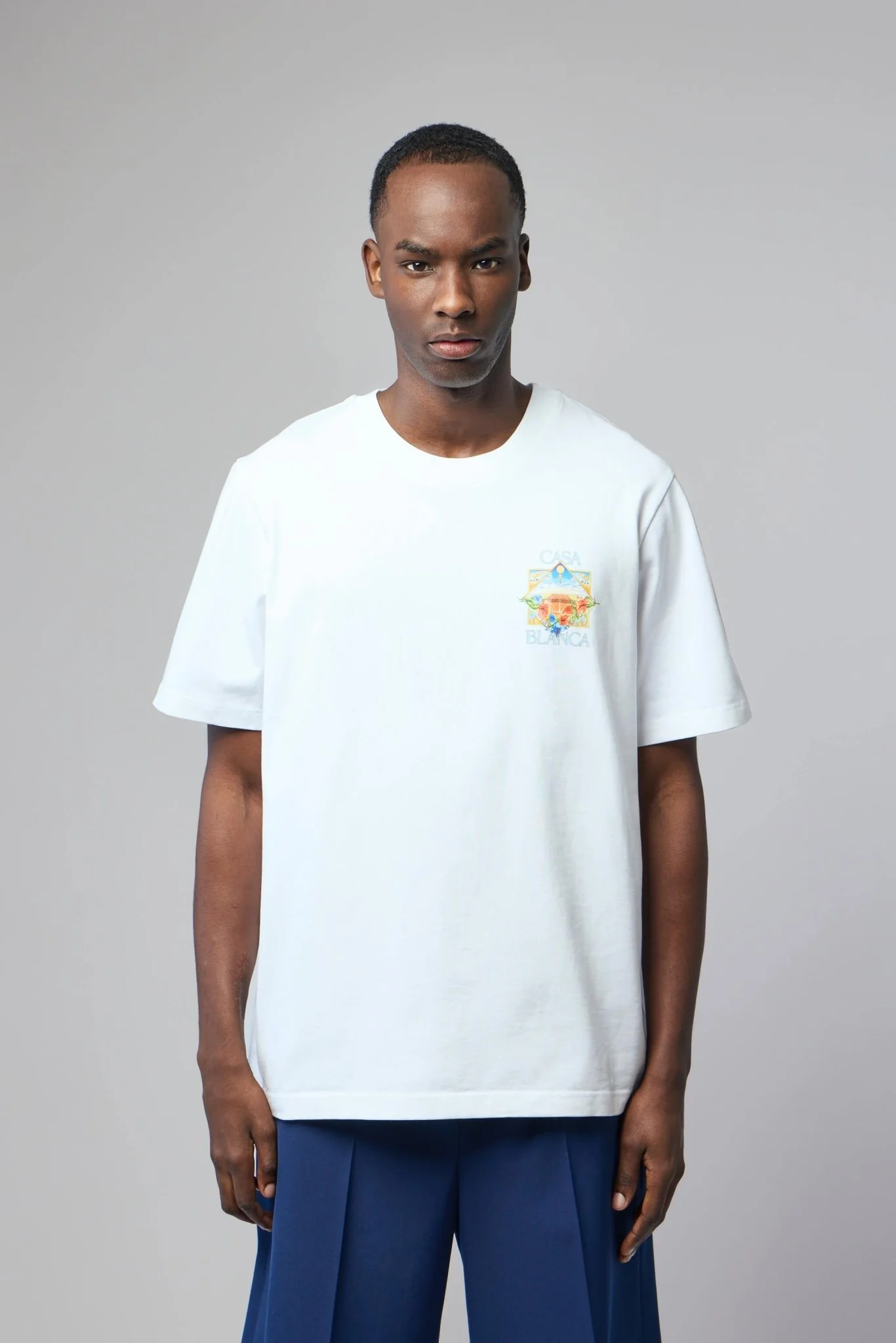Flower Court Icon Short Sleeve T-shirt - Image 2
