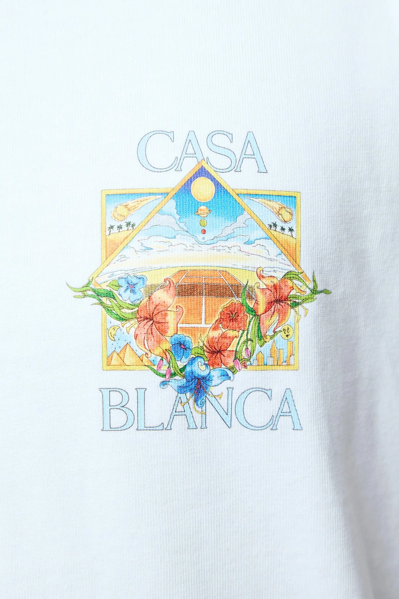 Flower Court Icon Short Sleeve T-shirt - Image 4