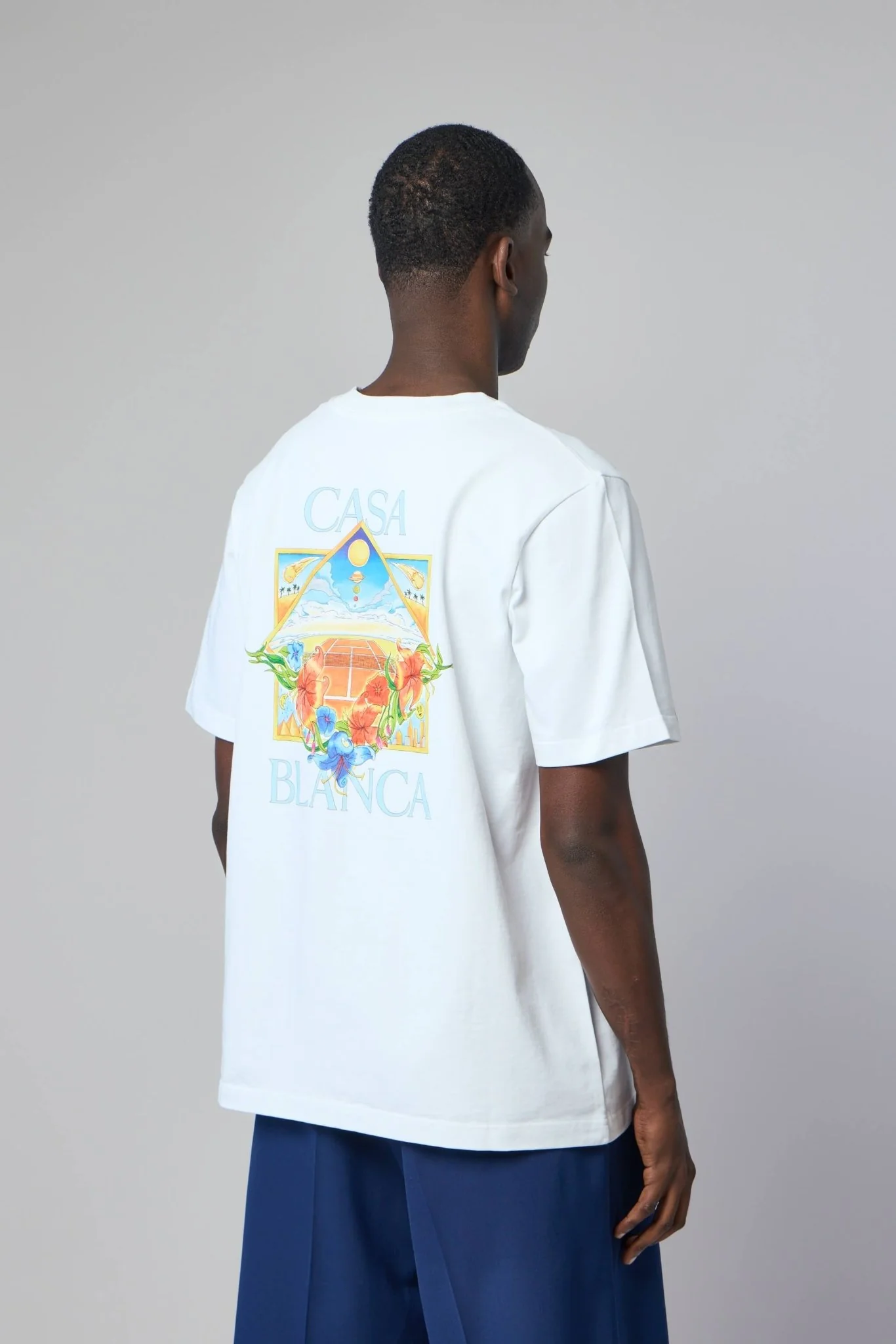 Flower Court Icon Short Sleeve T-shirt - Image 5