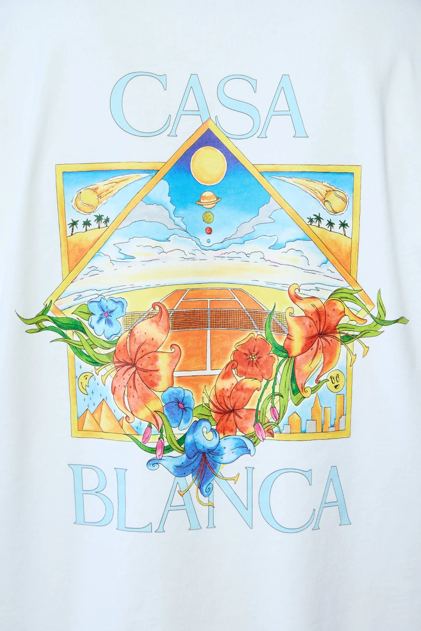 Flower Court Icon Short Sleeve T-shirt - Image 6