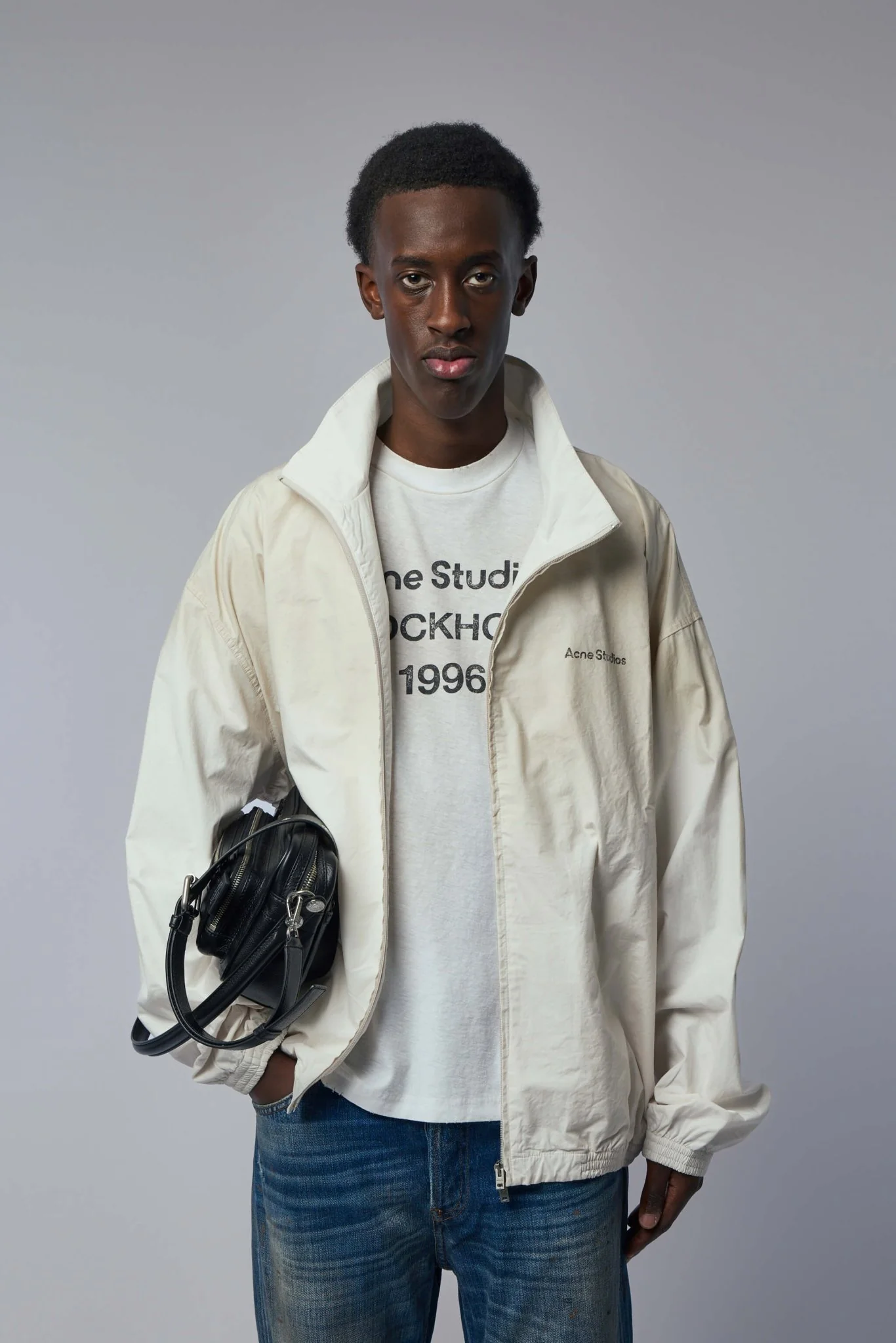 Washed Logo Jacket