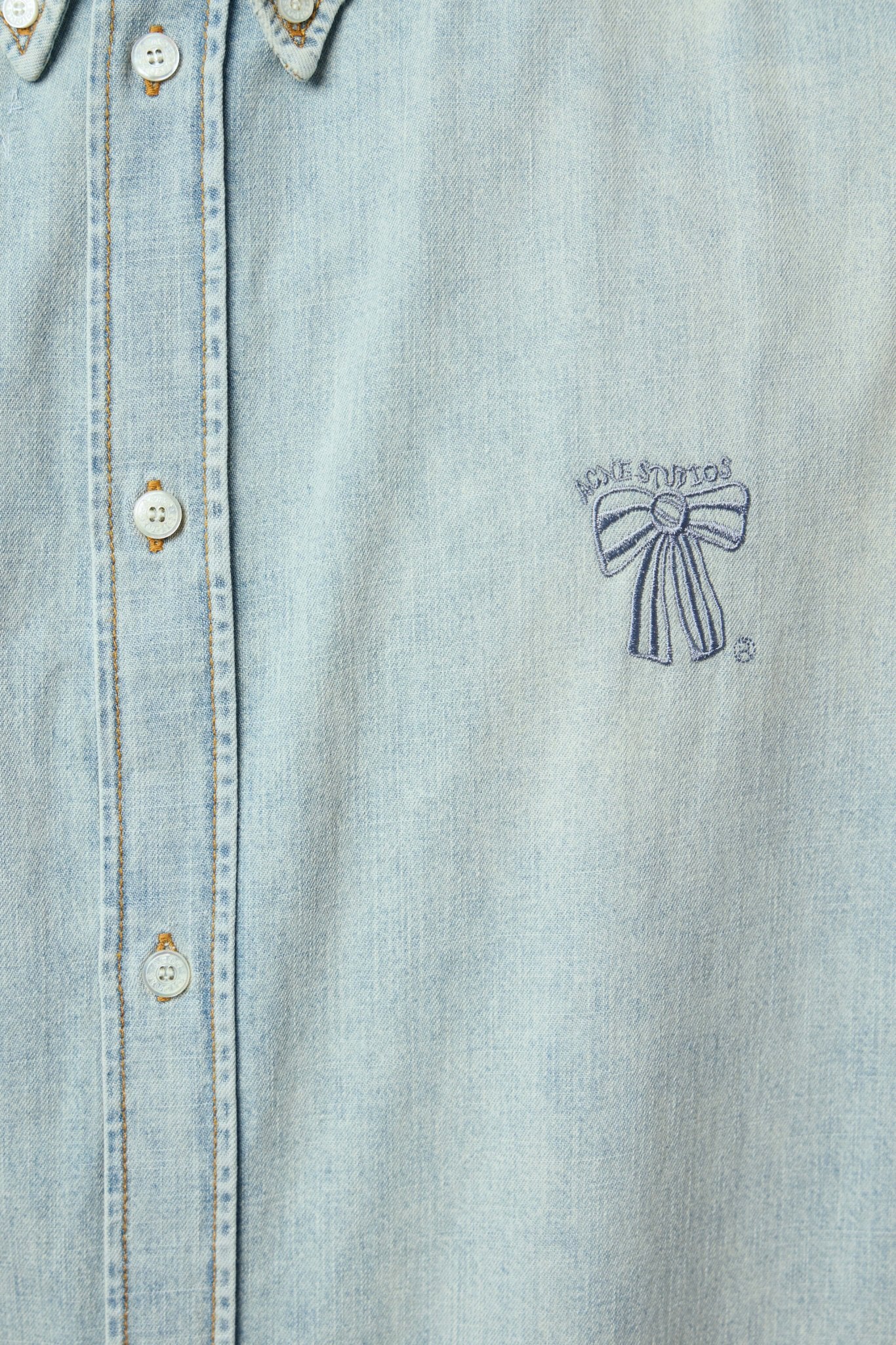 Mended Denim Shirt - Image 4