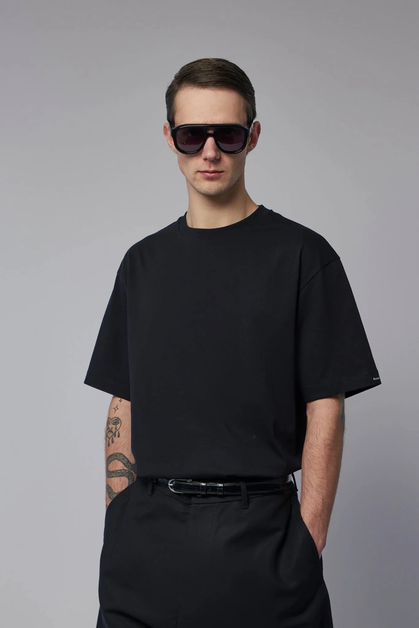 Satin Logo T-shirt - Relaxed