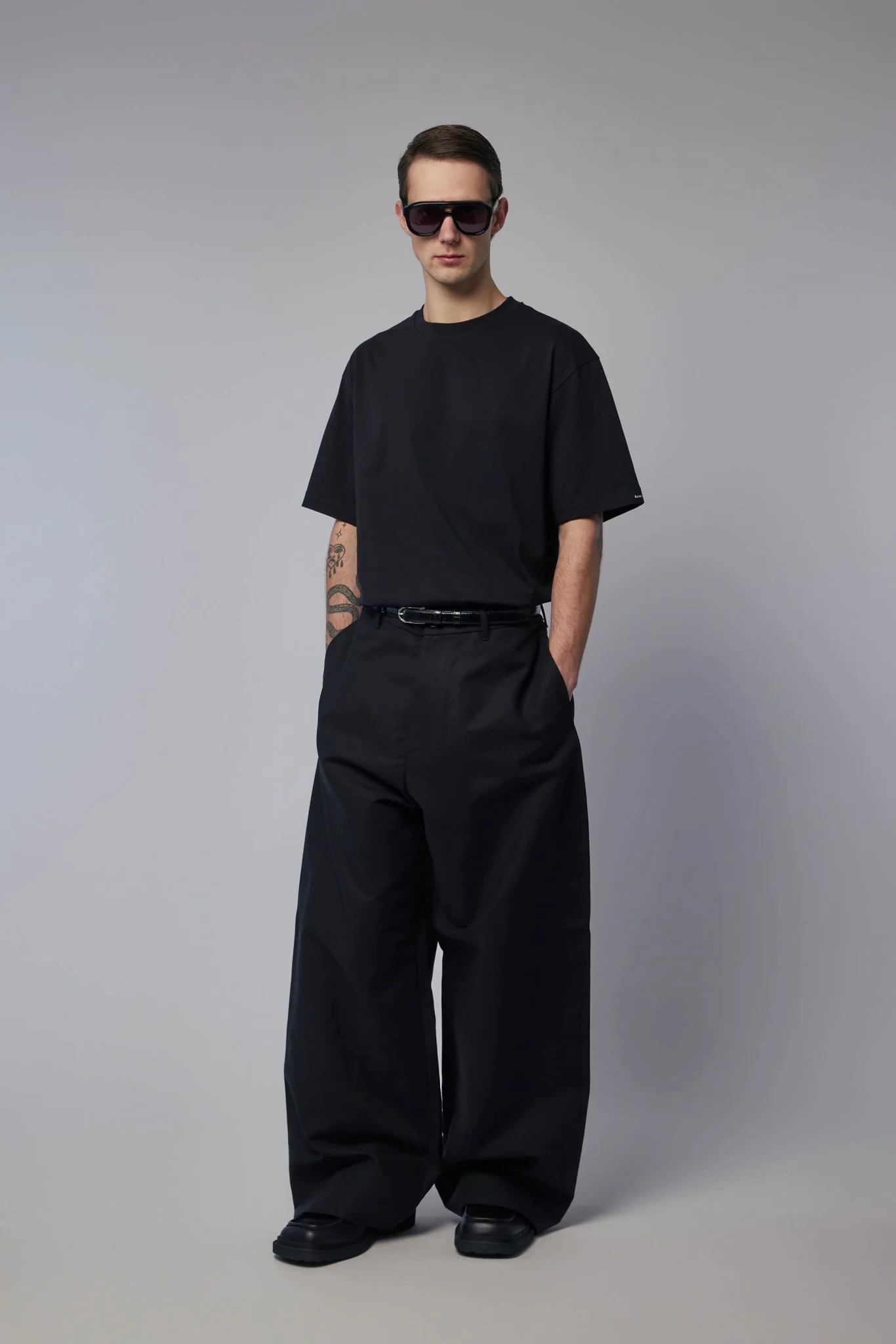 Satin Logo T-shirt - Relaxed - Image 6