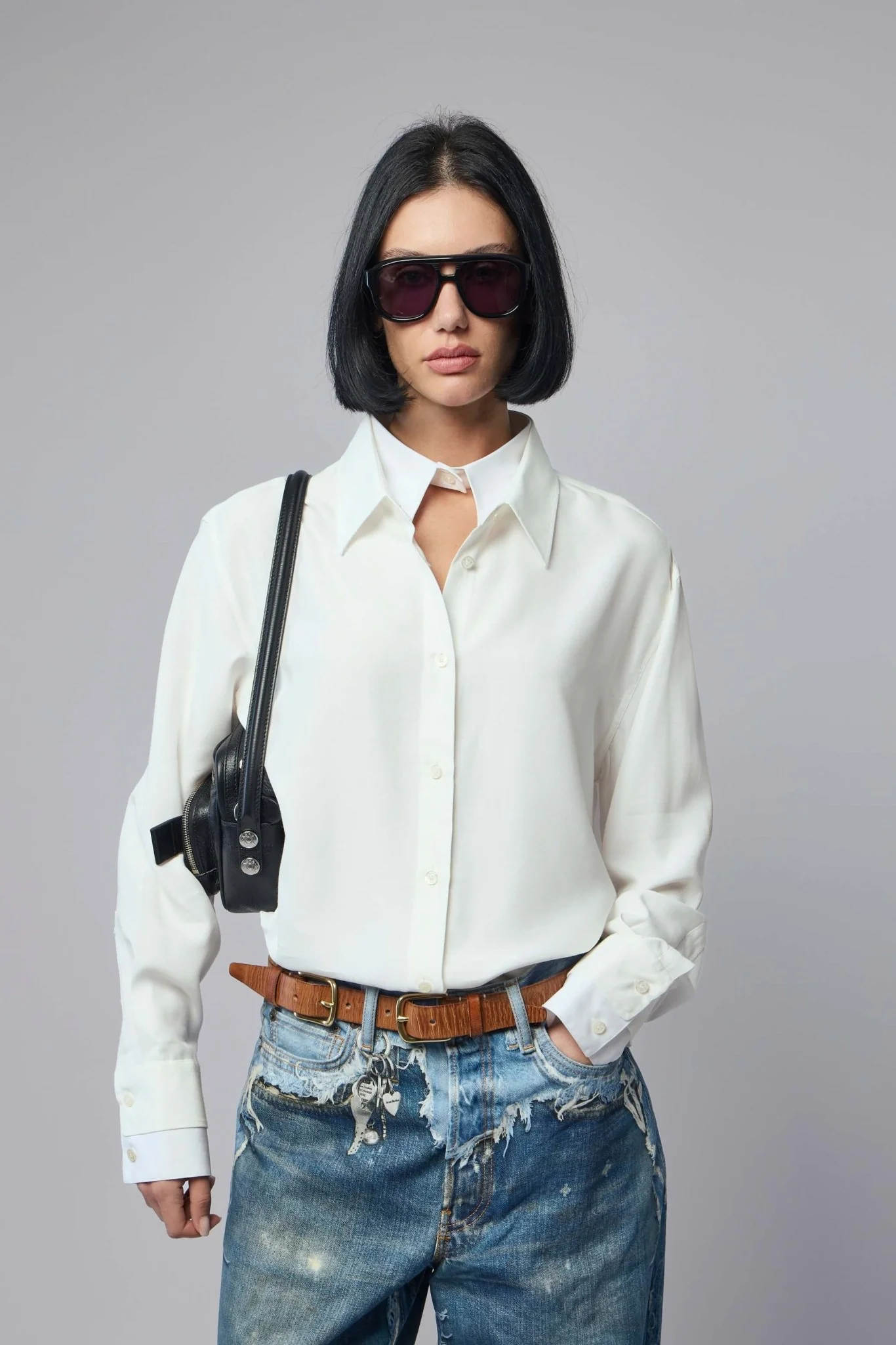 Layered Button-up