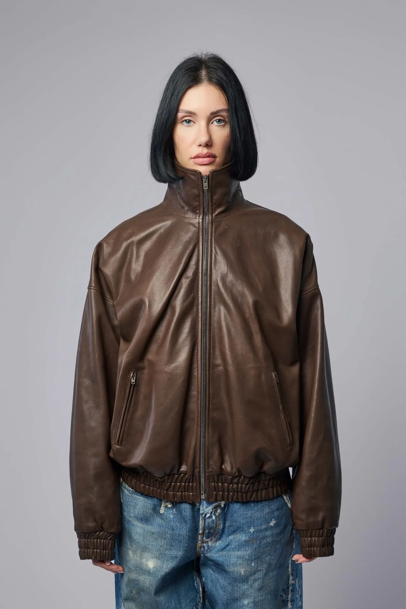 Leather Blouson - Image 2