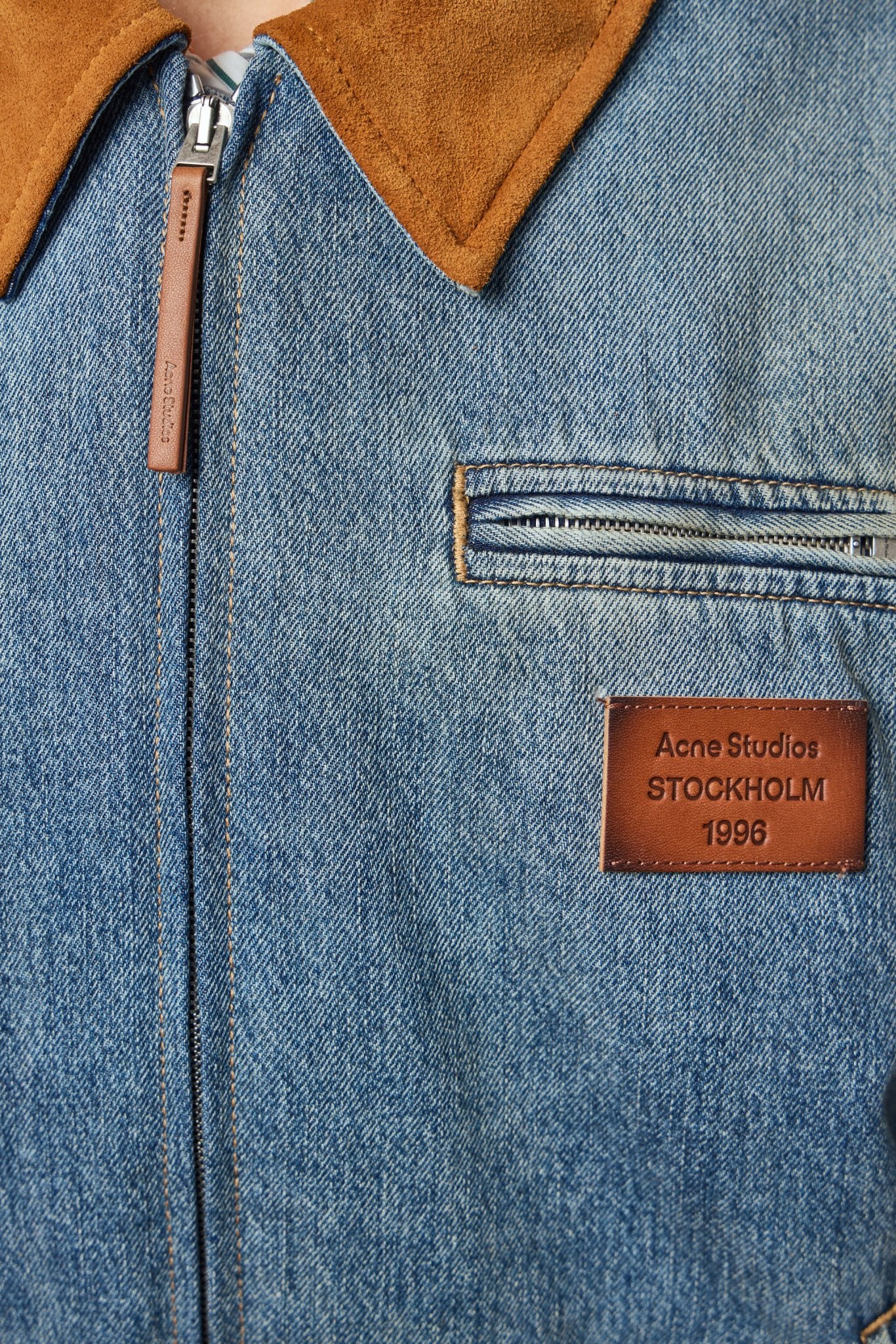 Denim Bomber Jacket - Image 4