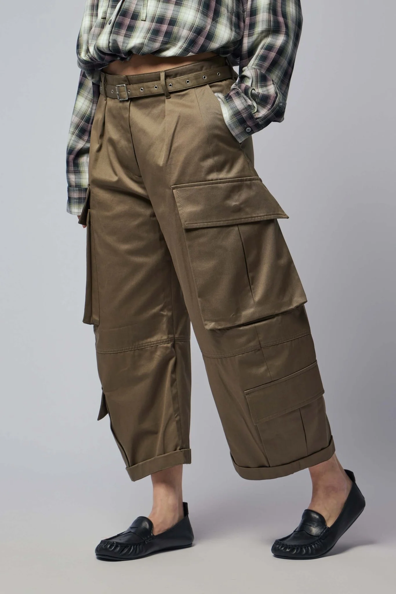 Twill Cargo Trousers - Image 3