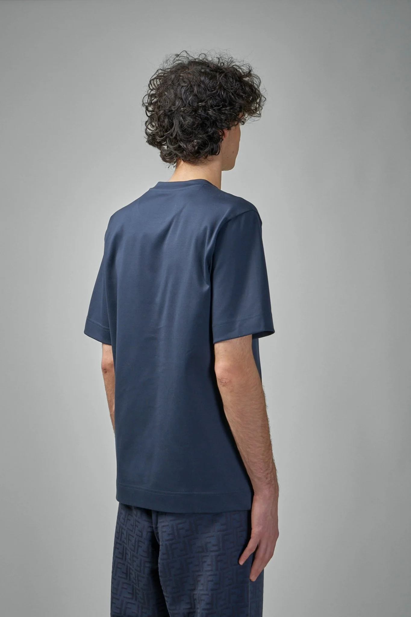 Men's Crewneck Cotton T-shirt - Image 3