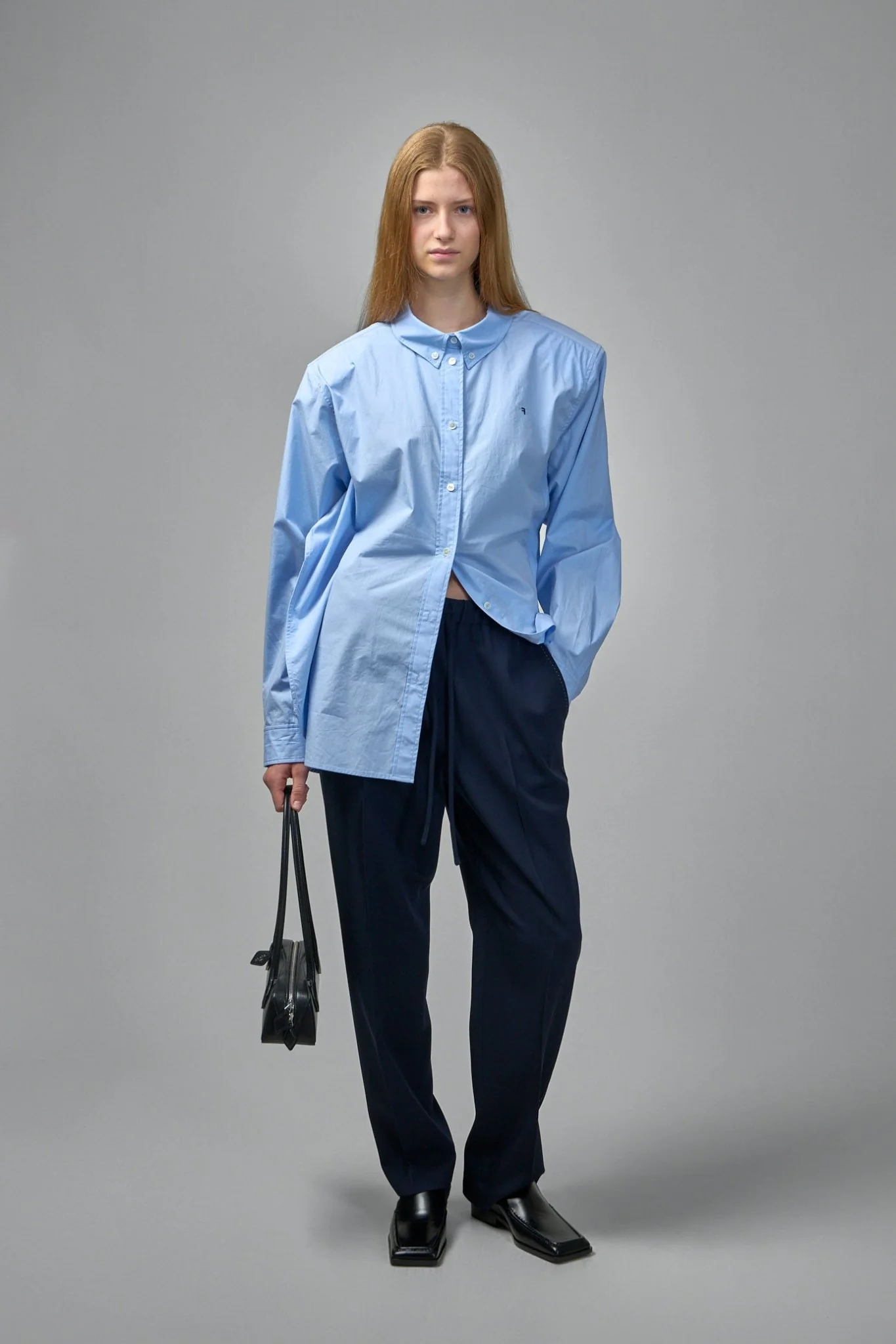 Gather Wool Pants - Image 5