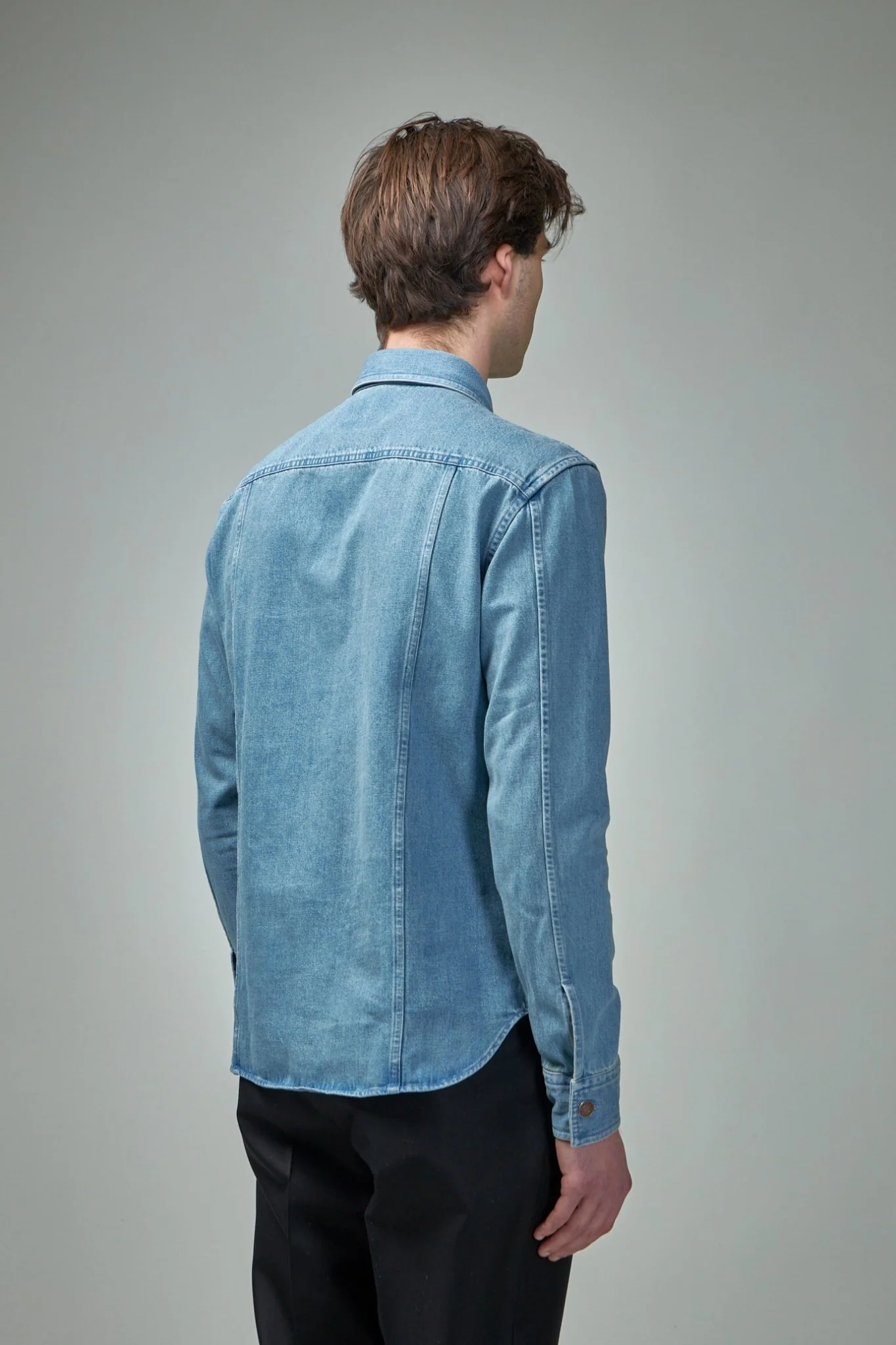 Washed Denim Outershirt - Image 3