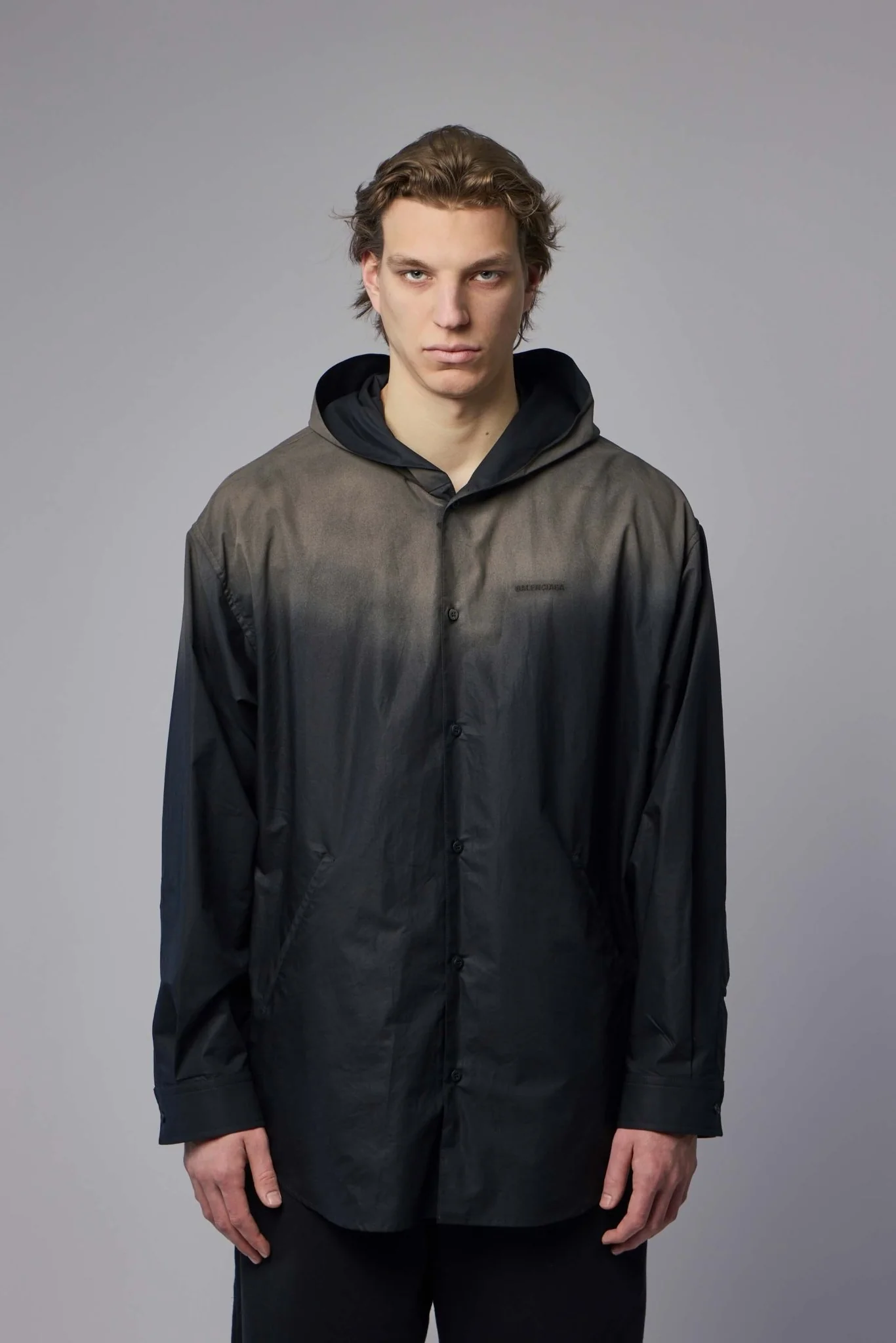 Hooded Oversized Shirt - Image 2