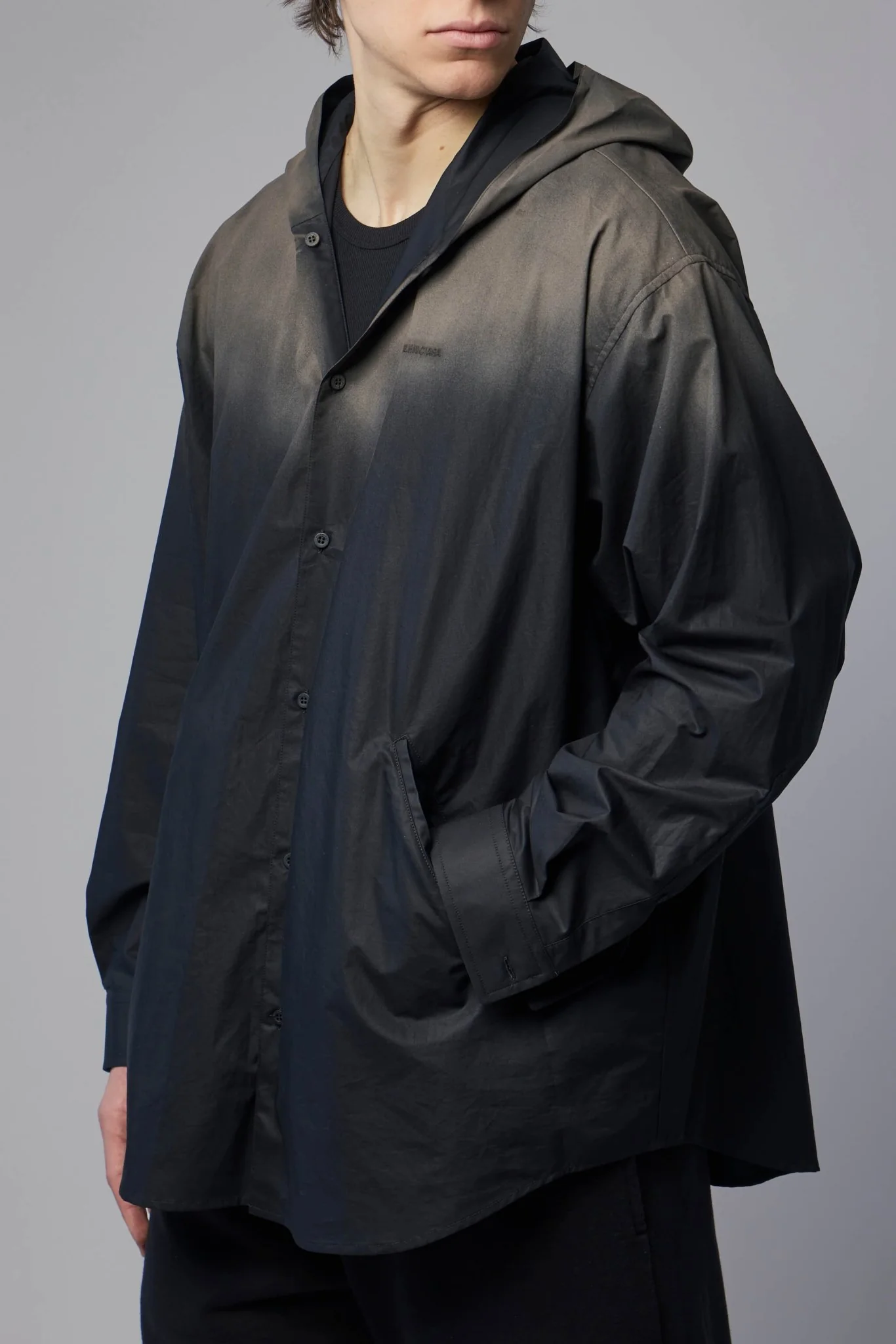Hooded Oversized Shirt - Image 3