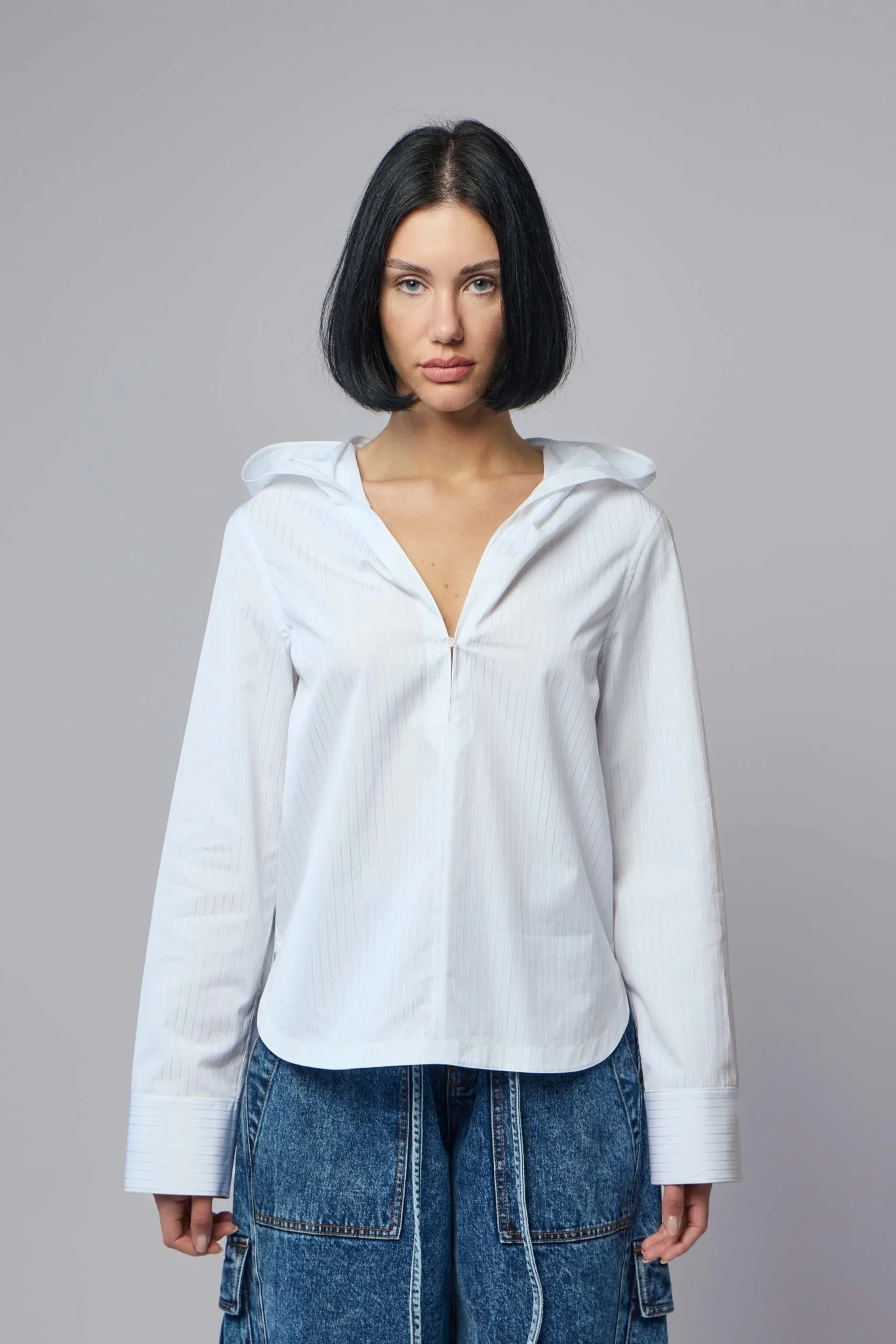 Hooded Poplin Shirt - Image 2